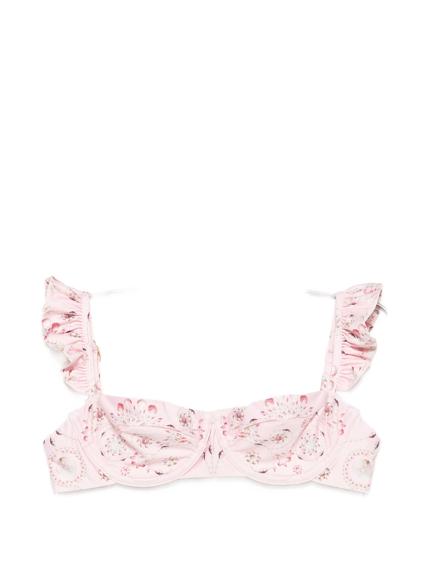 Kiwi Playa ruffled underwired bikini top