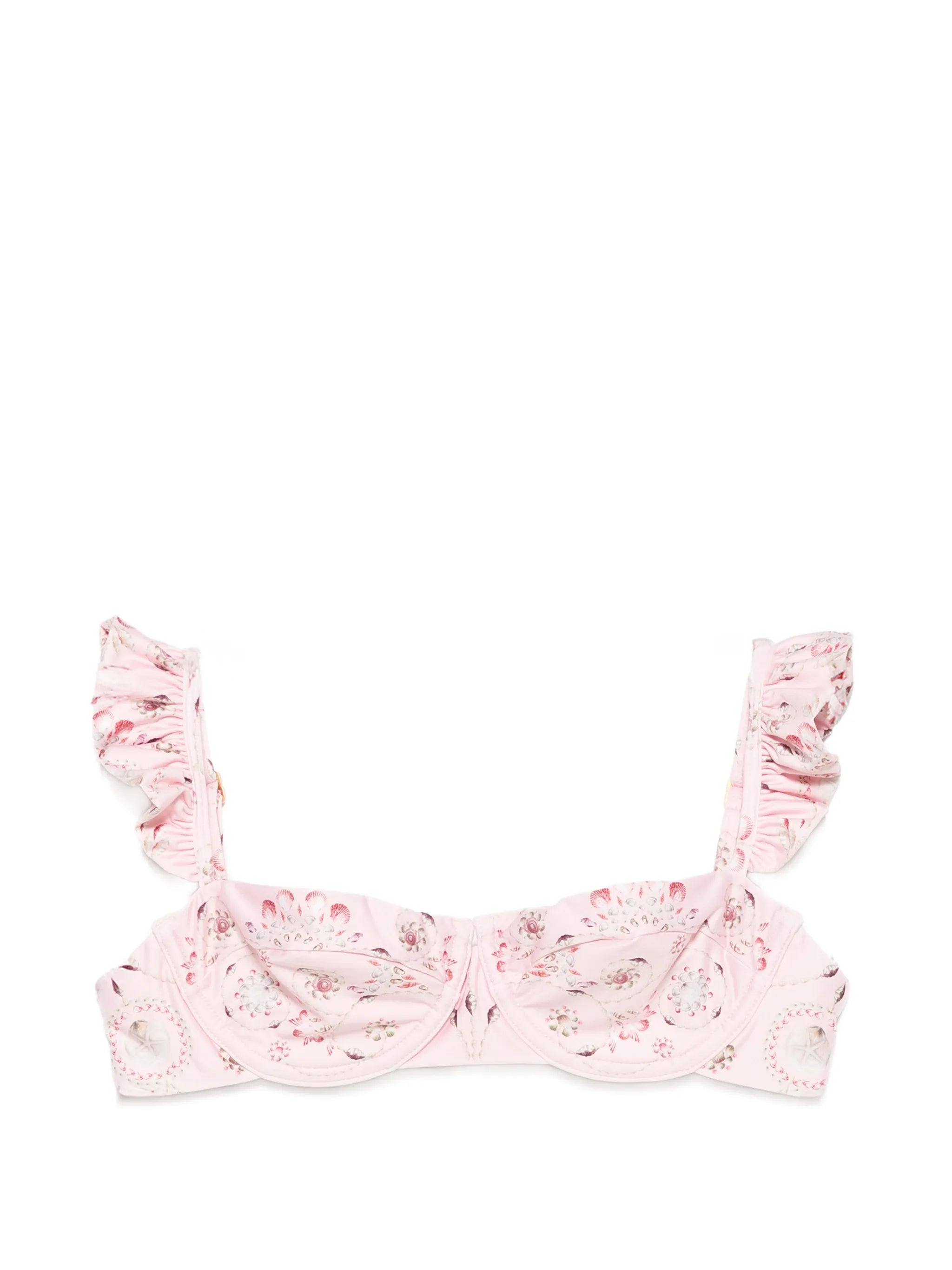 Kiwi Playa ruffled underwired bikini top