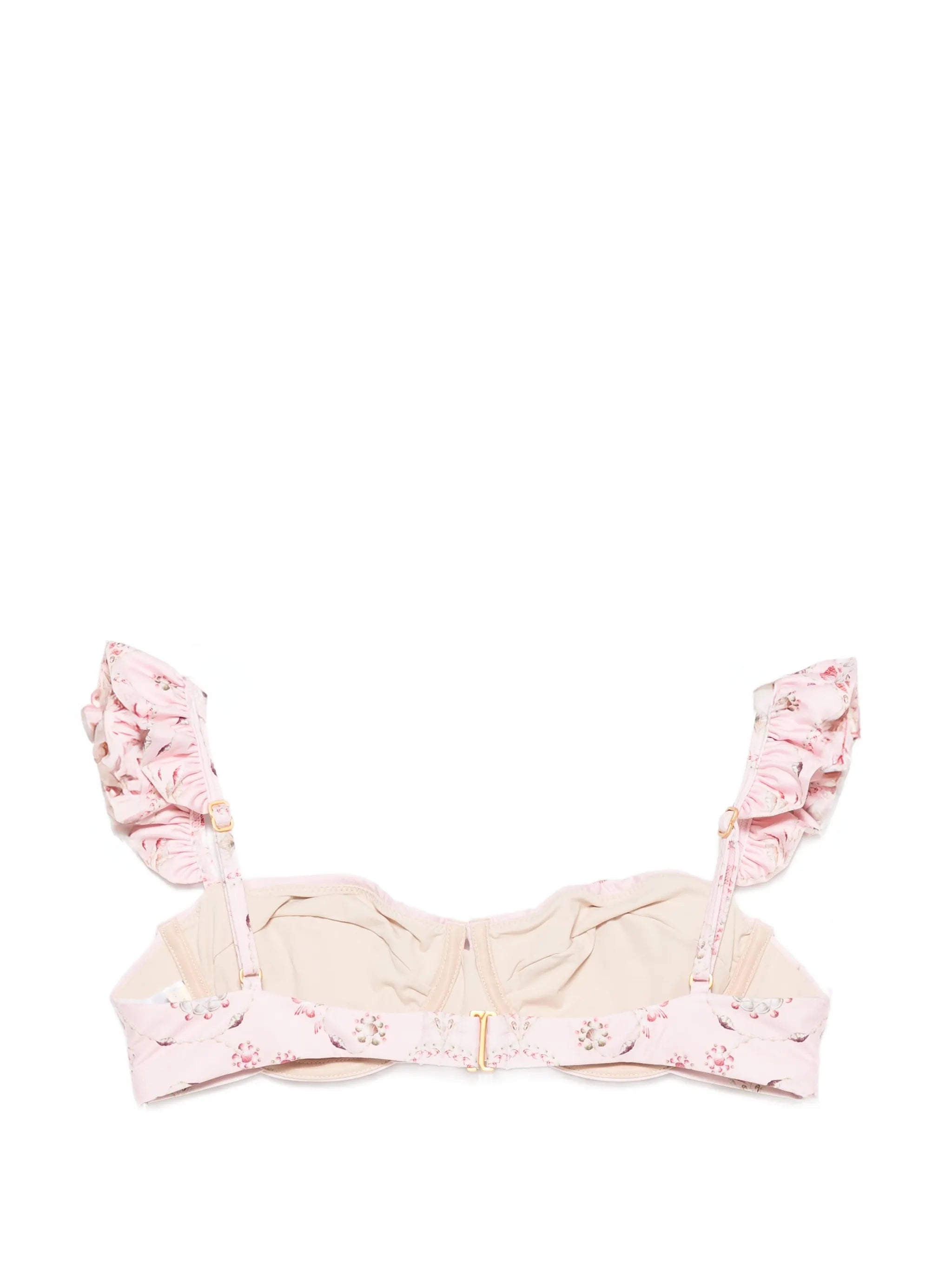 Kiwi Playa ruffled underwired bikini top