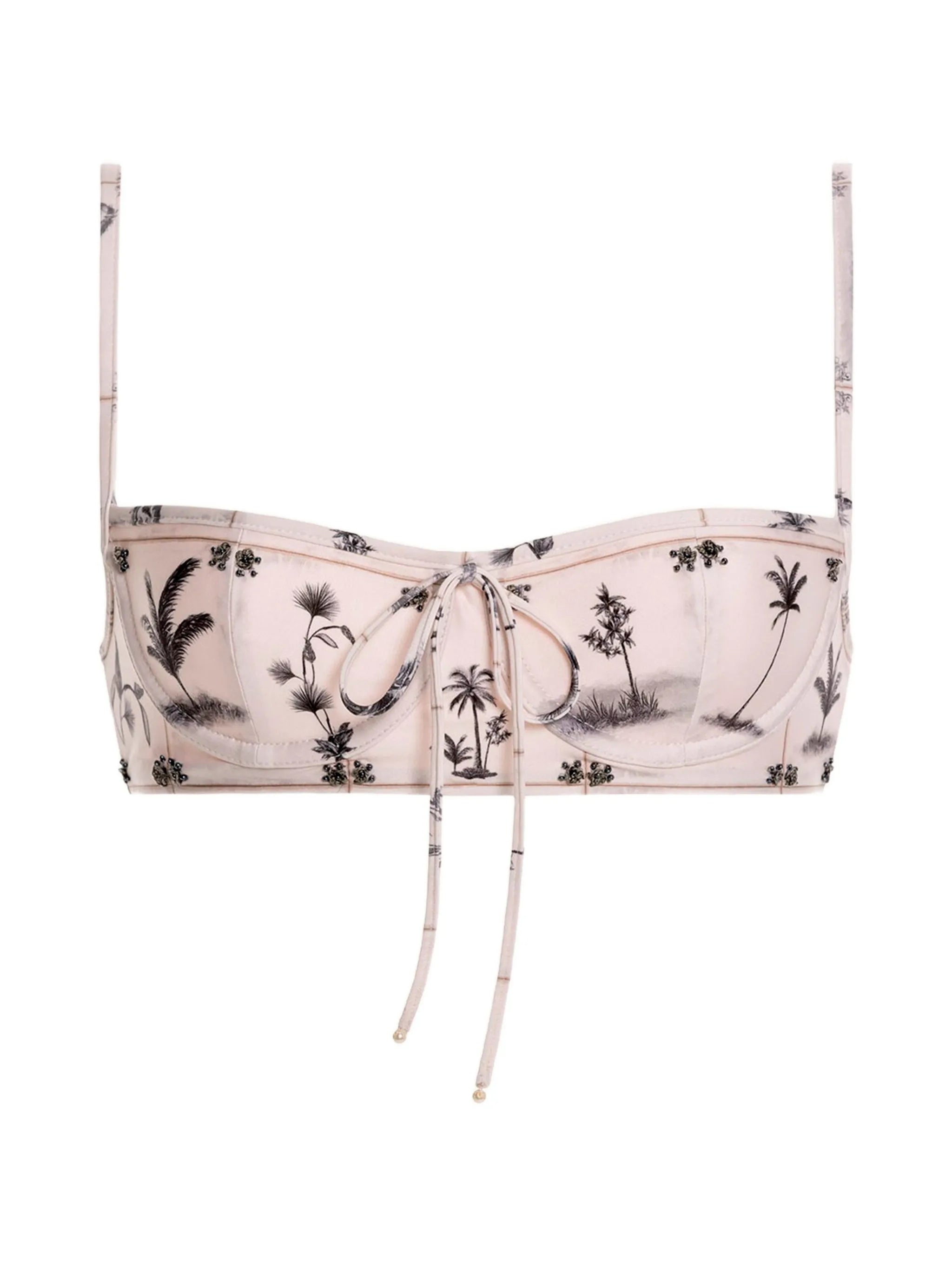 Libertad Arena beaded bikini top