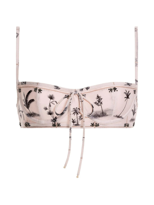 Libertad Arena beaded bikini top