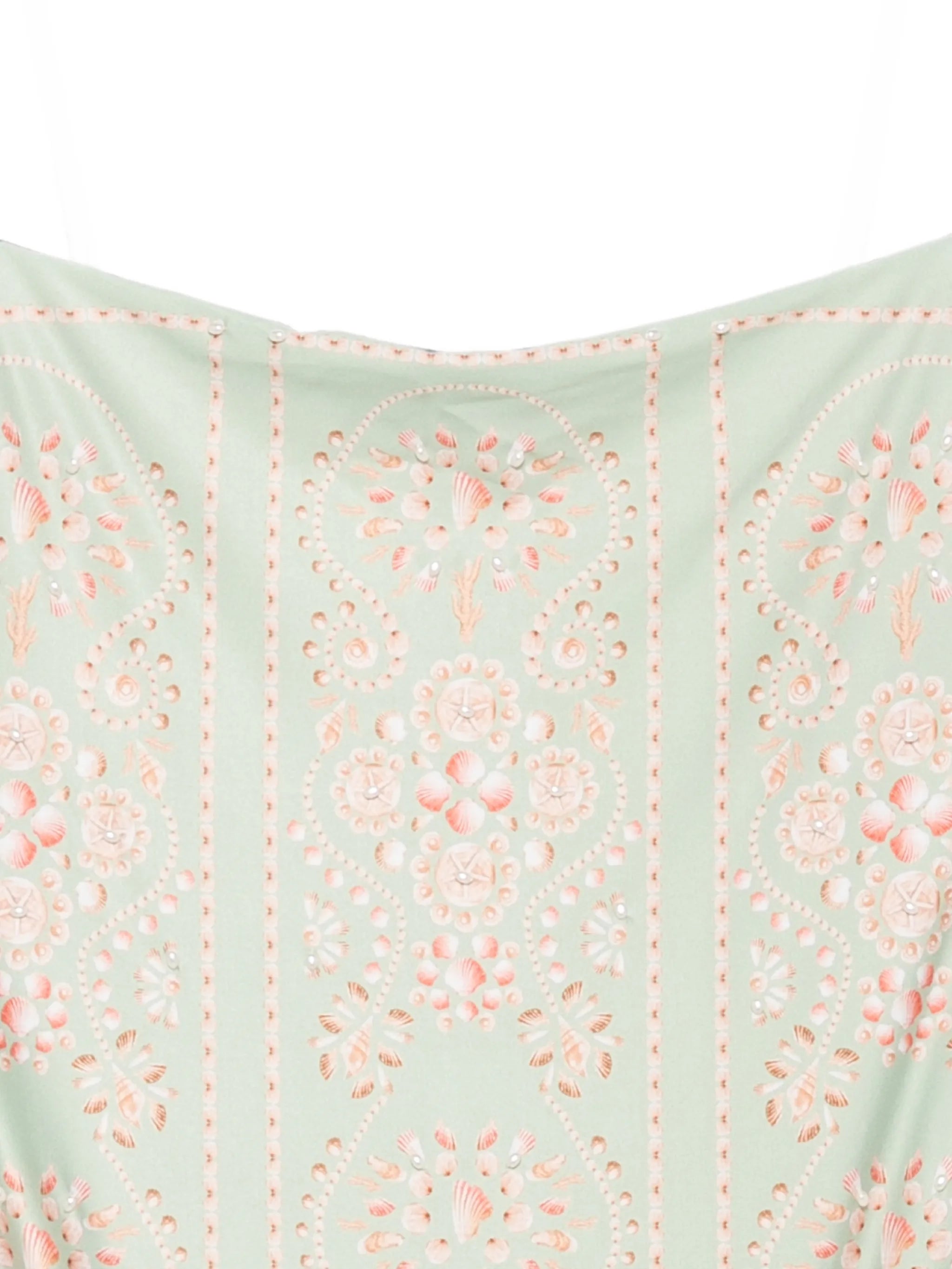 Durazno Playa shell-print swimsuit