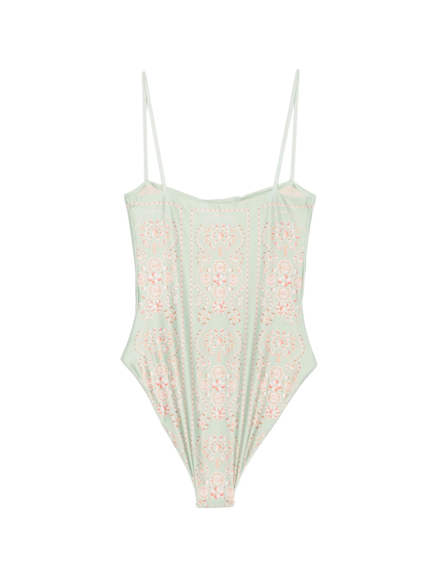 Durazno Playa shell-print swimsuit