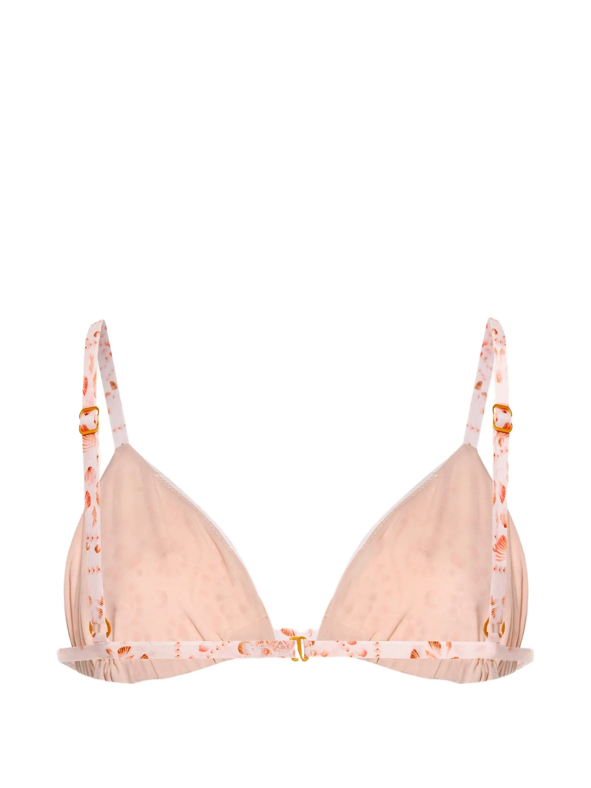 Tulua shell-print bikini top