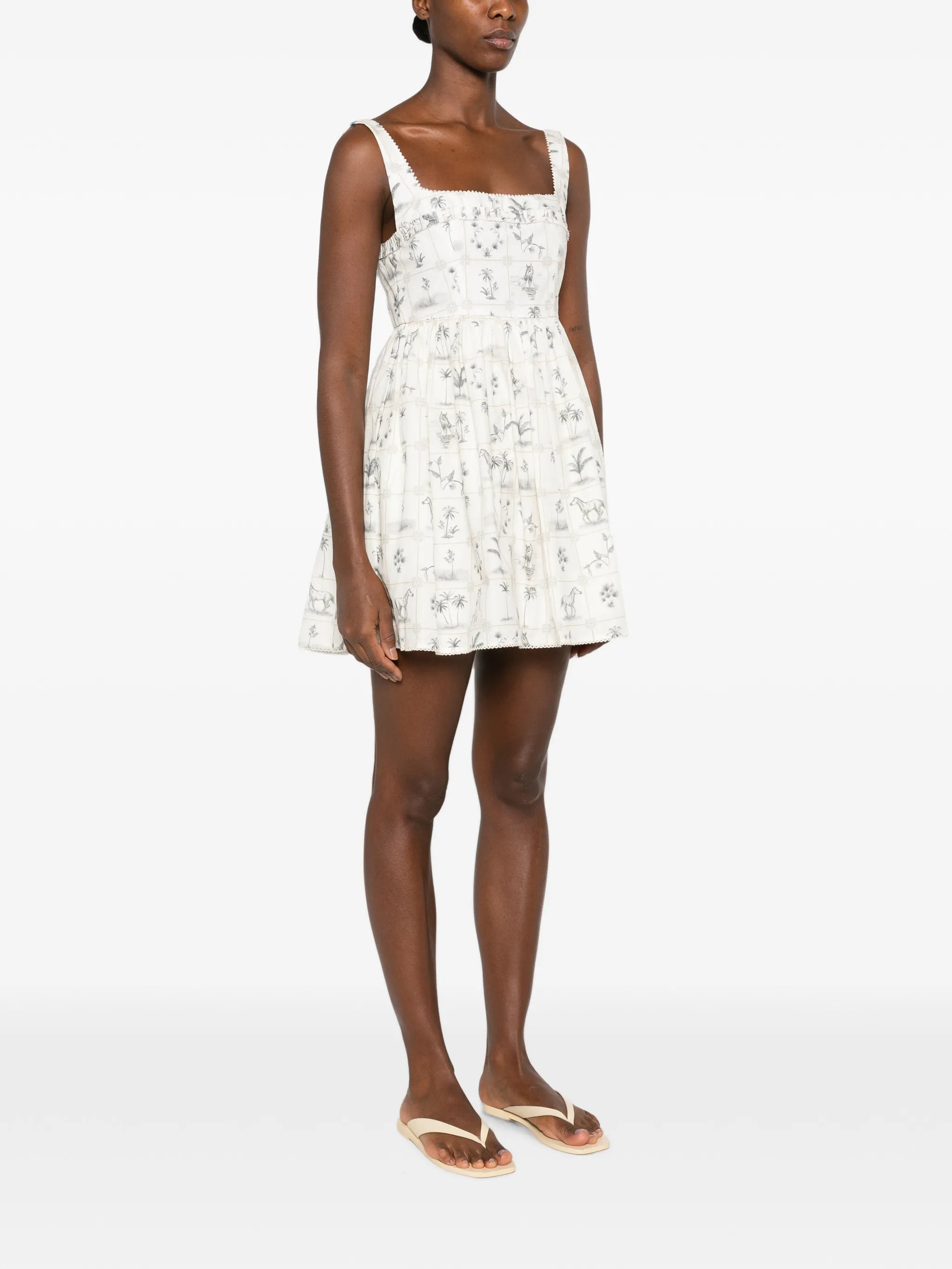 Barbara printed mini dress