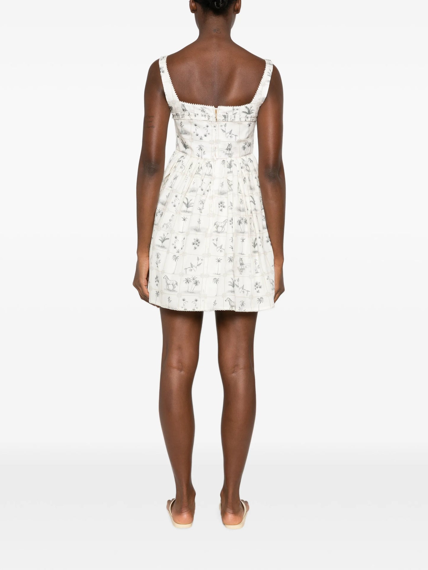 Barbara printed mini dress