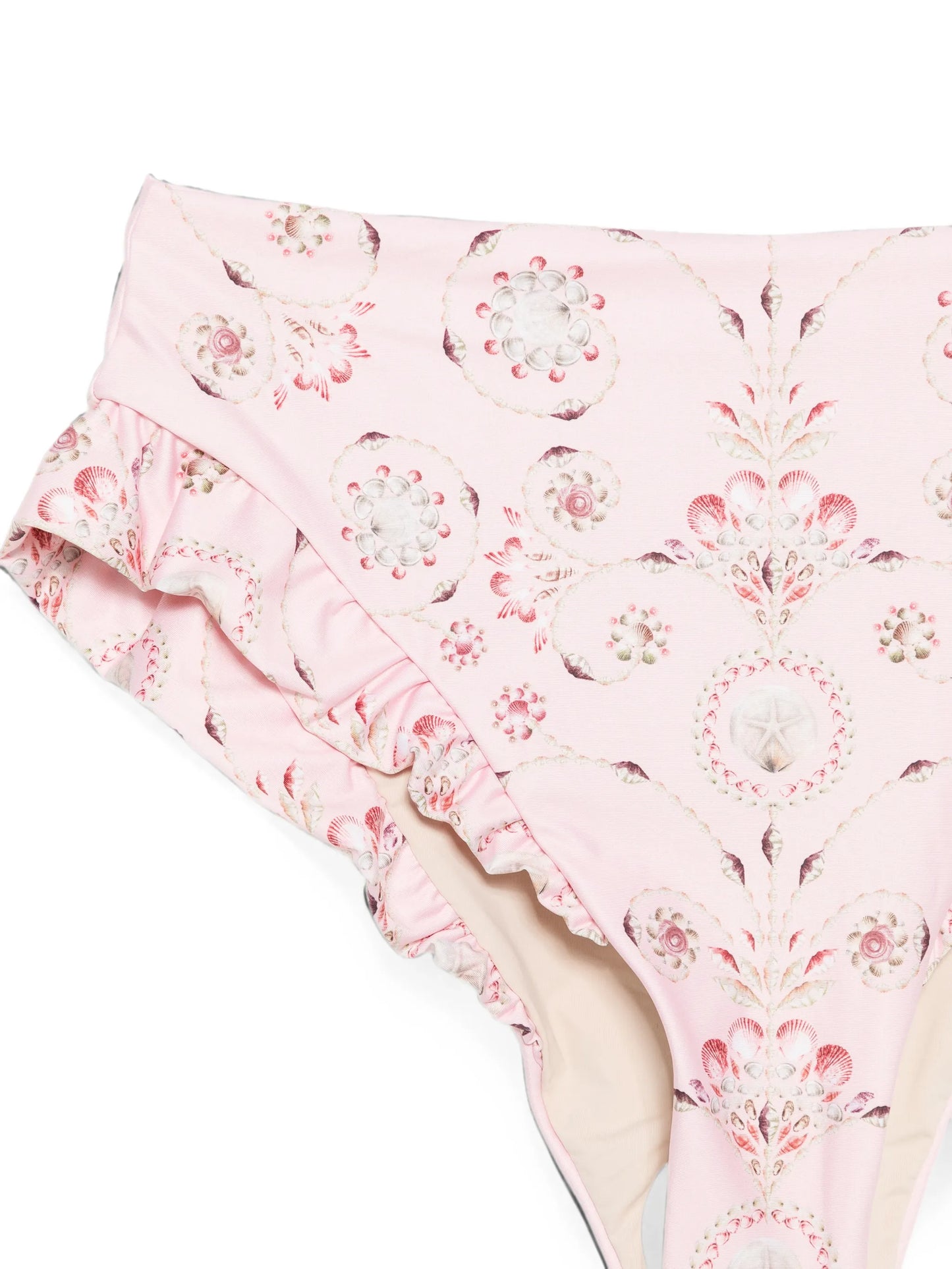 Jengibre Playa ruffled bikini bottoms