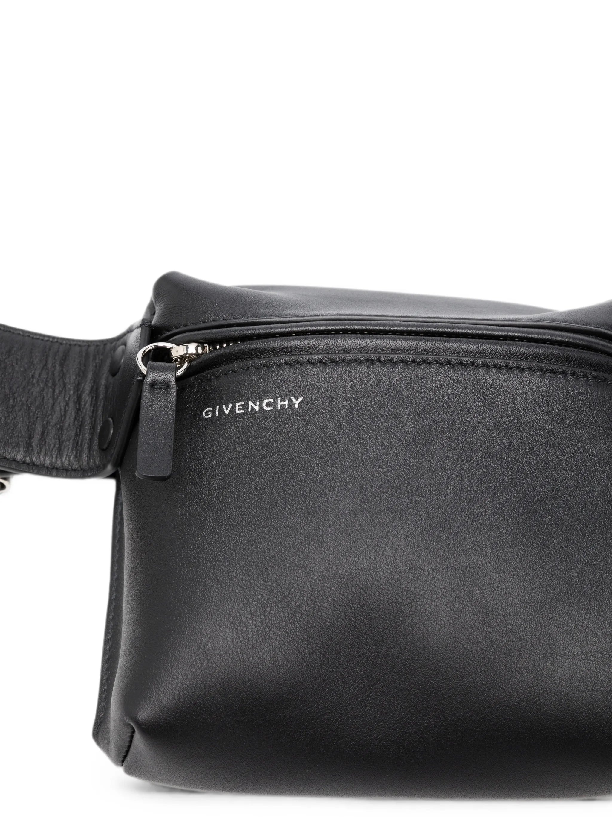 givenchy cargo belt bag in leather with studs