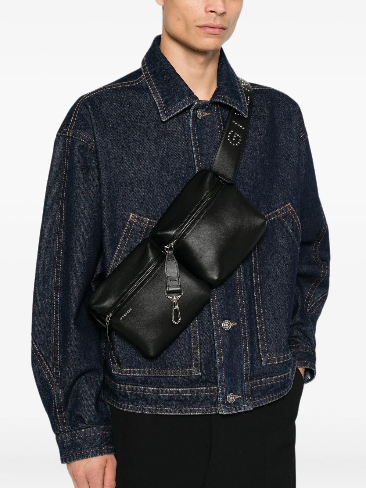 Givenchy Cargo belt bag in leather with studs