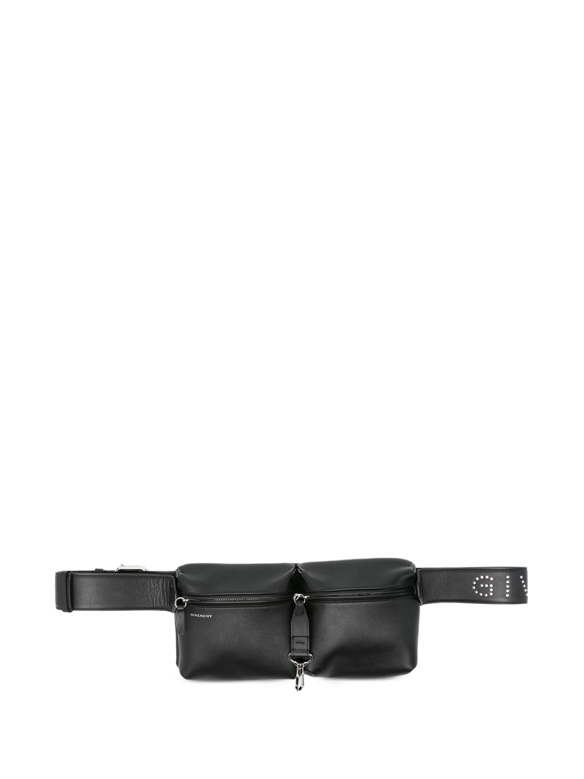 givenchy cargo belt bag in leather with studs