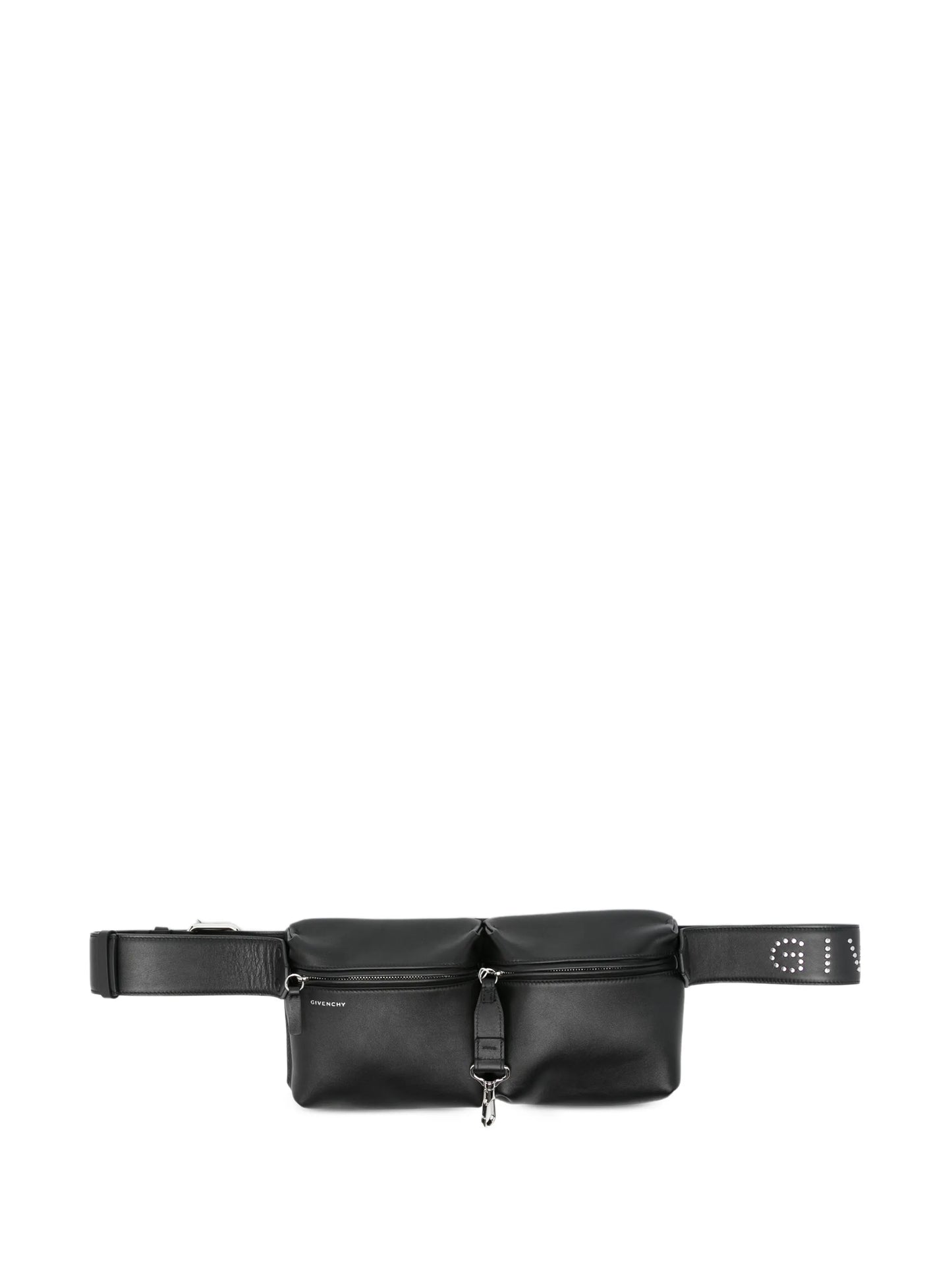 givenchy cargo belt bag in leather with studs