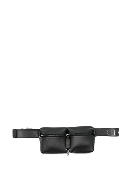 givenchy cargo belt bag in leather with studs