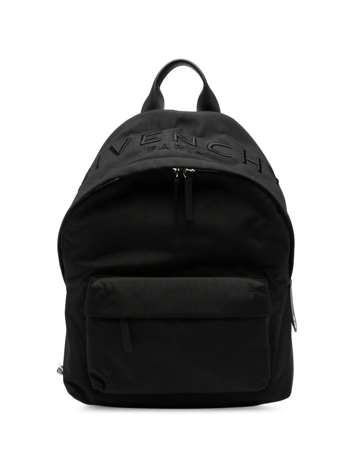 logo-embossed backpack