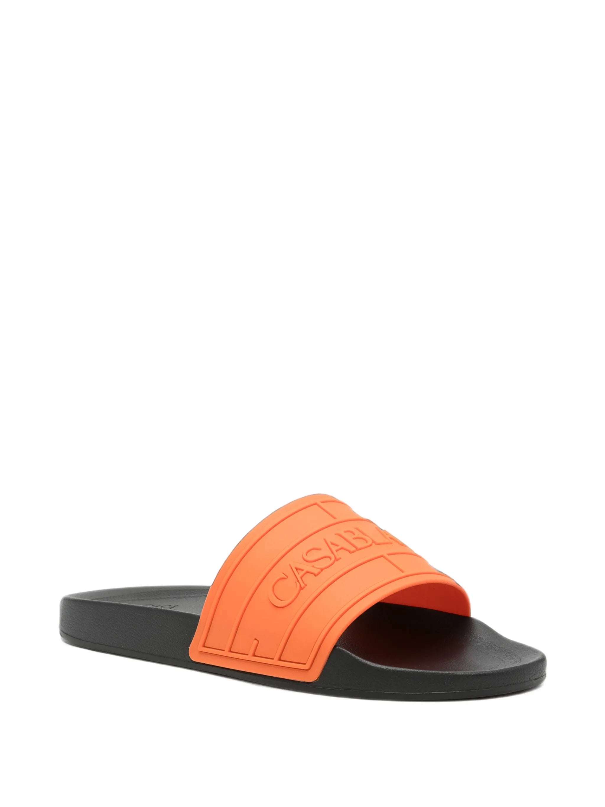 logo-embossed sliders