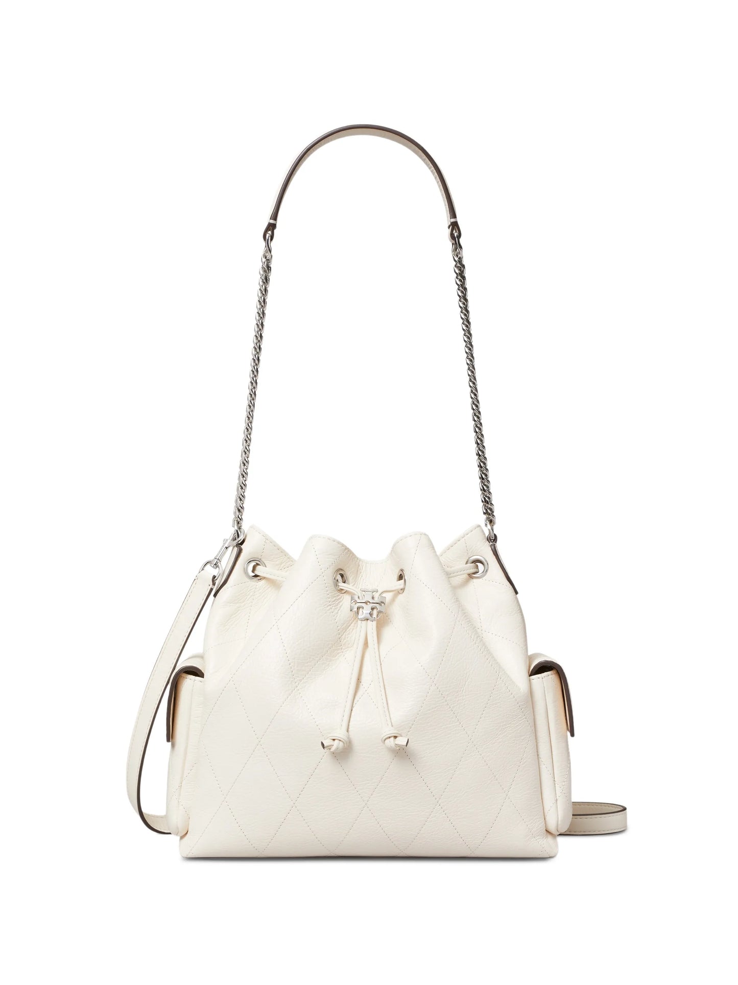 Charlie quilted drawstring shoulder bag