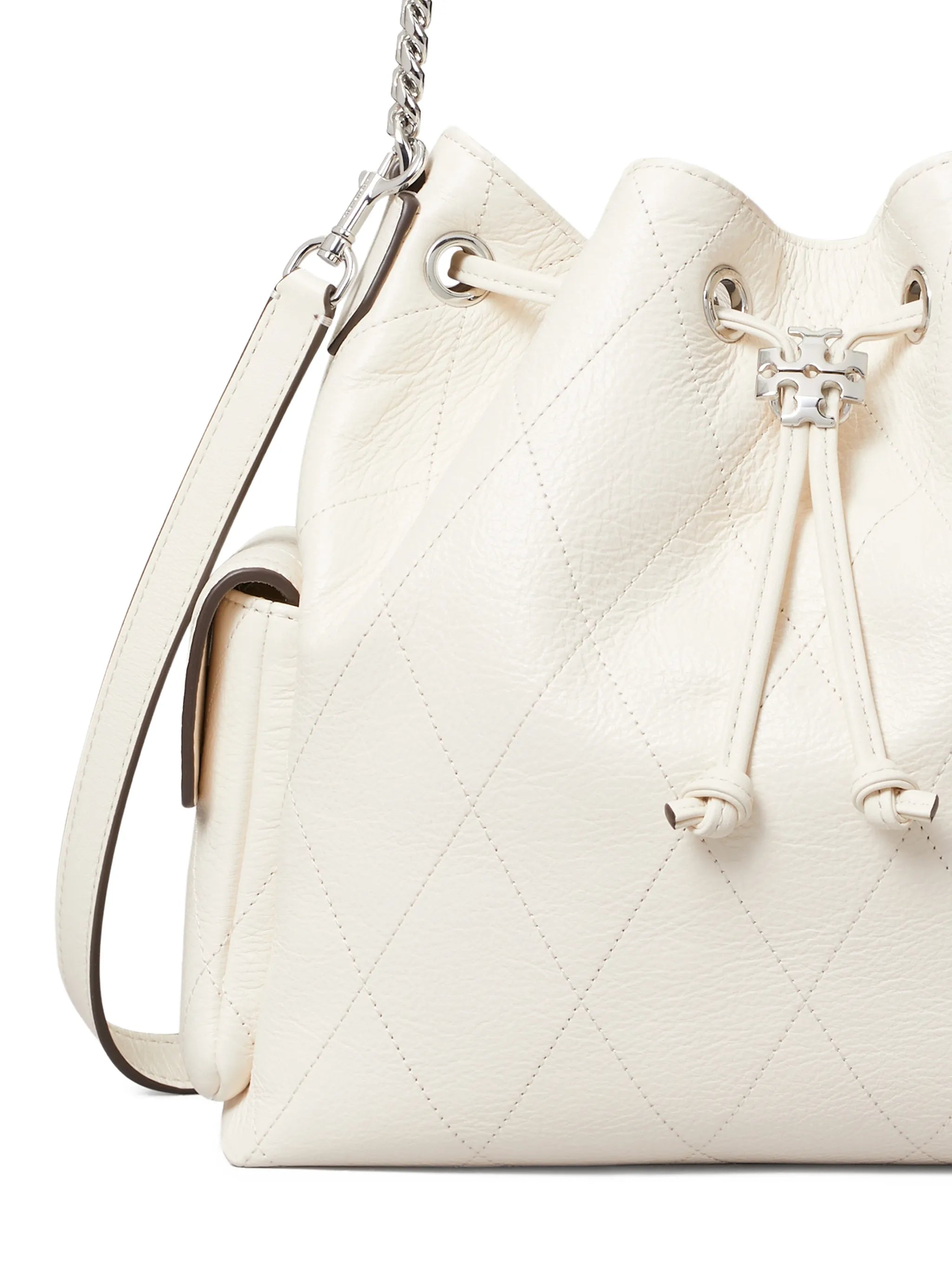 Charlie quilted drawstring shoulder bag