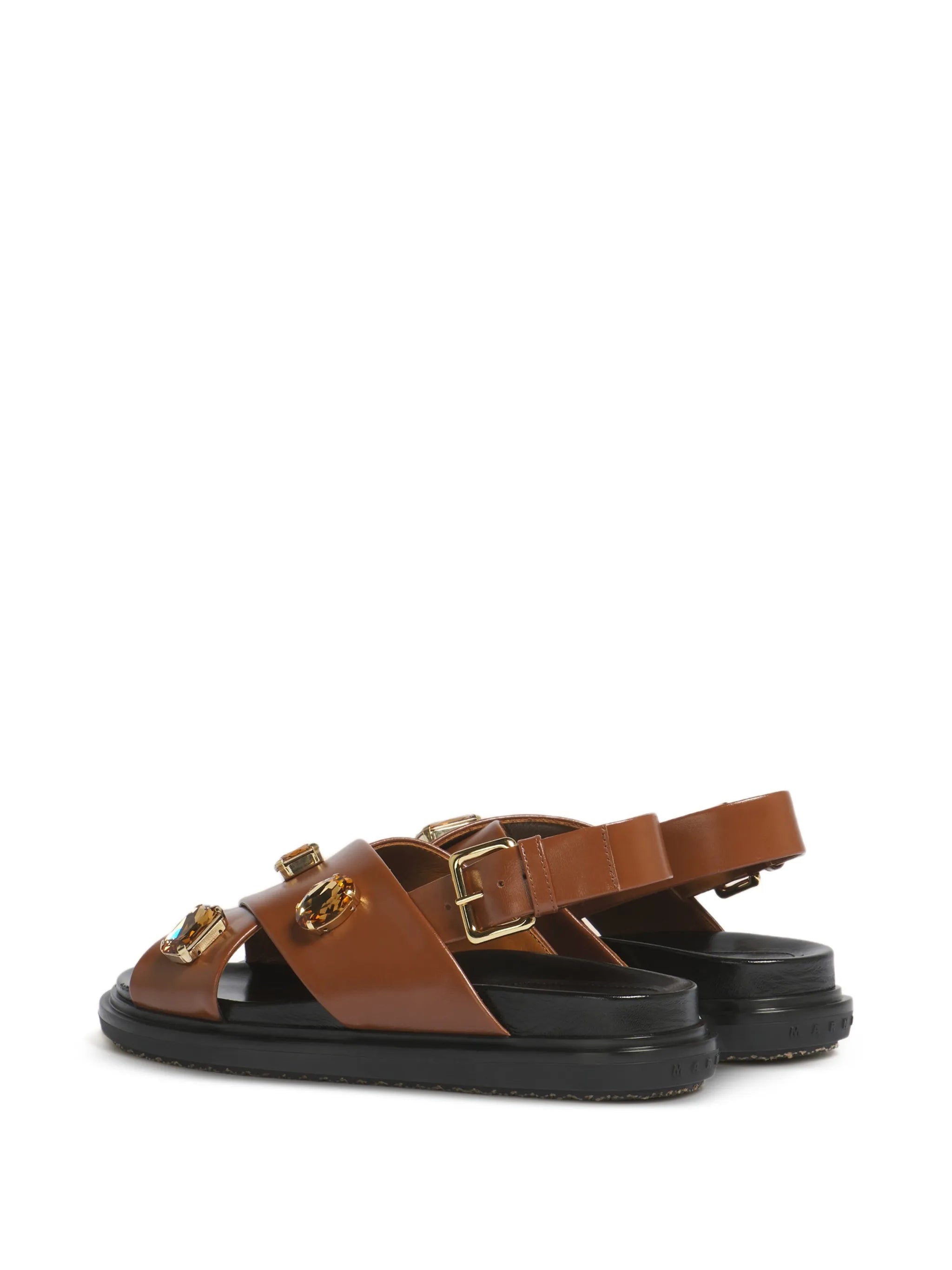 crystal-embellished Fussbett sandals