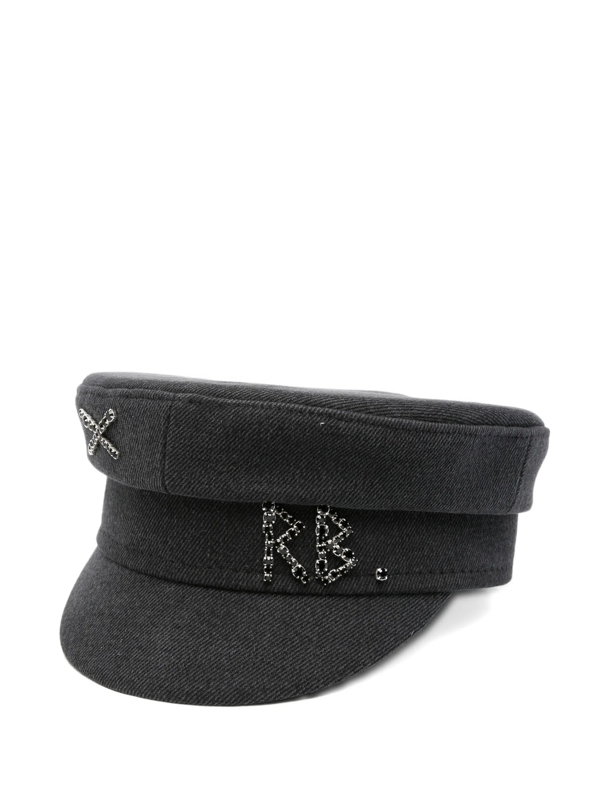 chain embellished hat