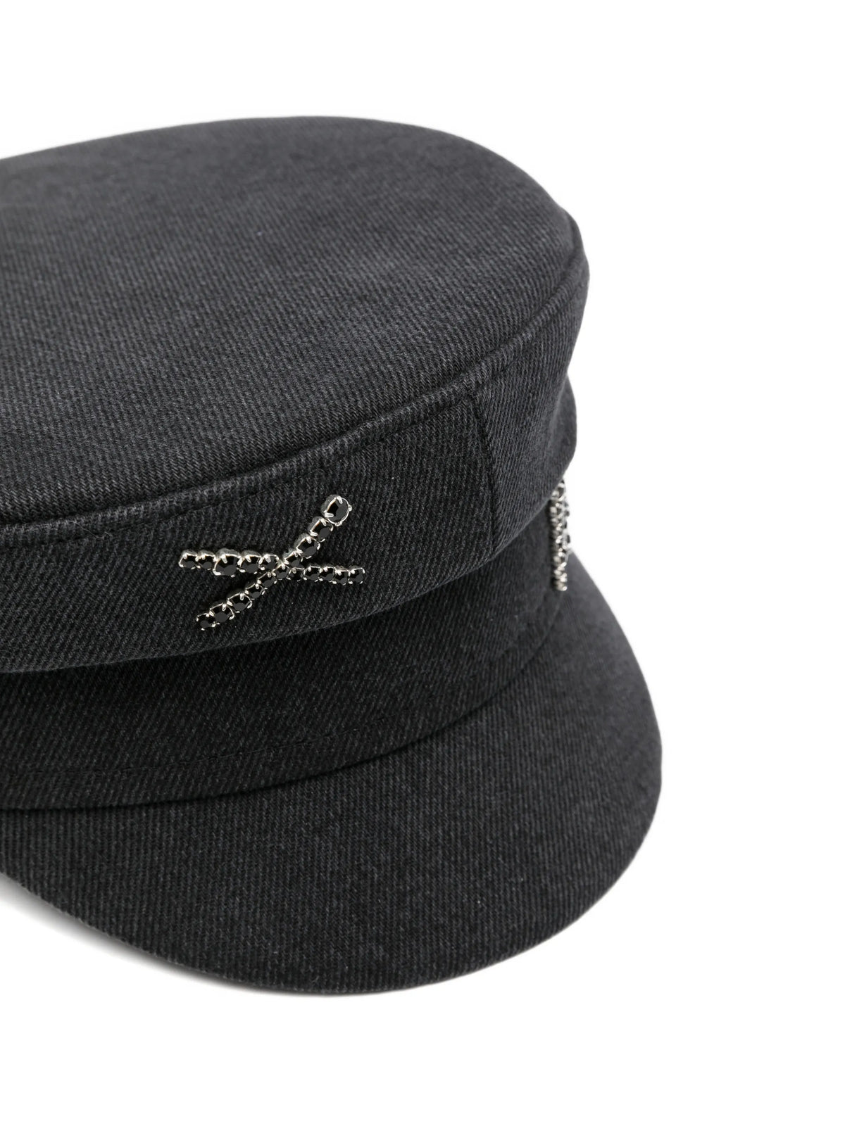chain embellished hat