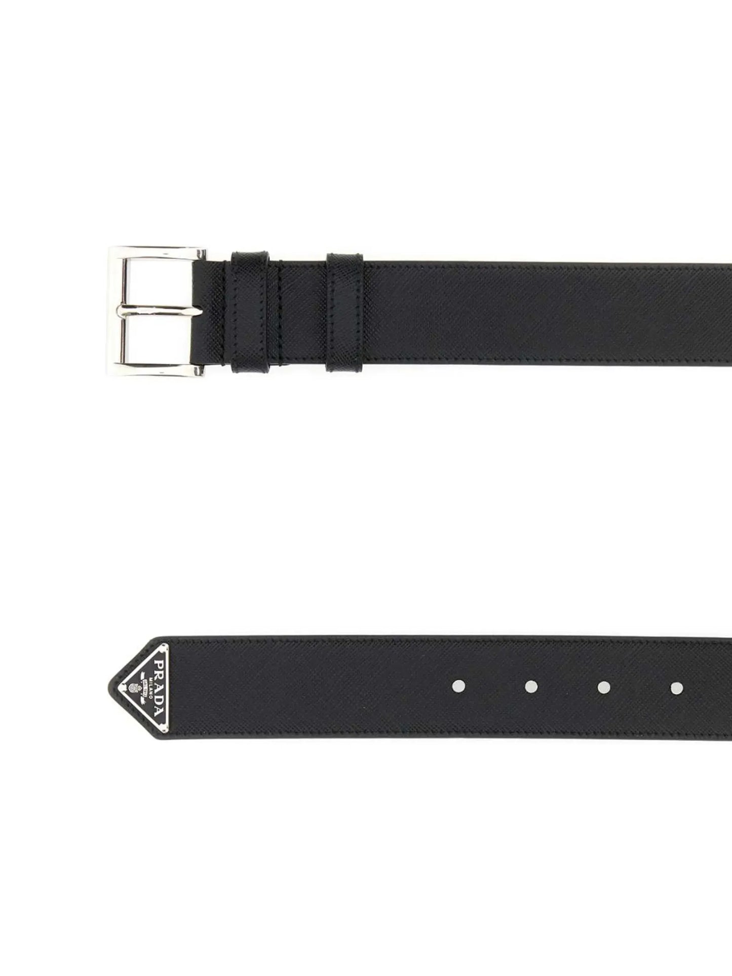textured leather belt