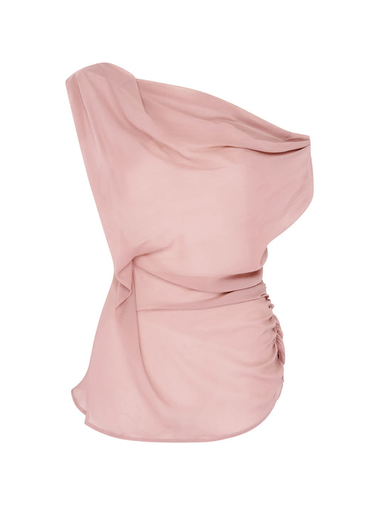one-shoulder top