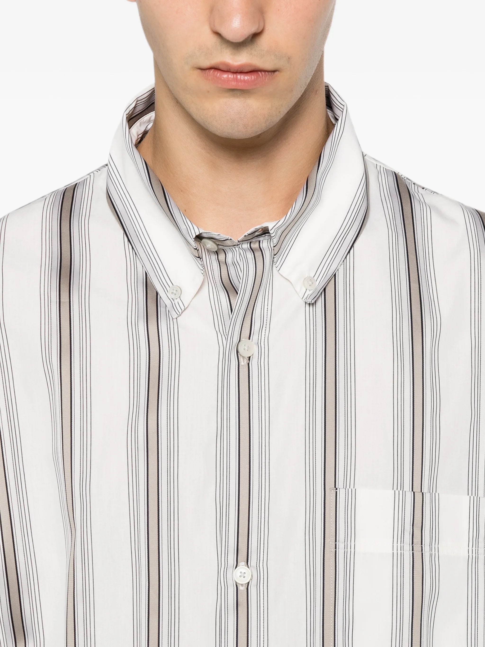 Maza stripe-print shirt