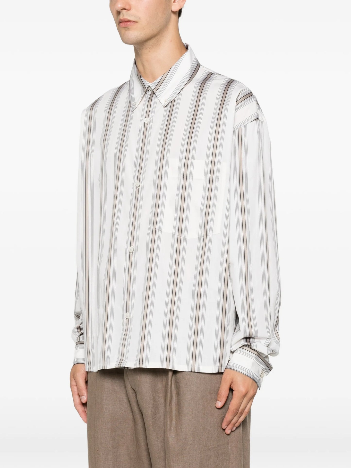 Maza stripe-print shirt