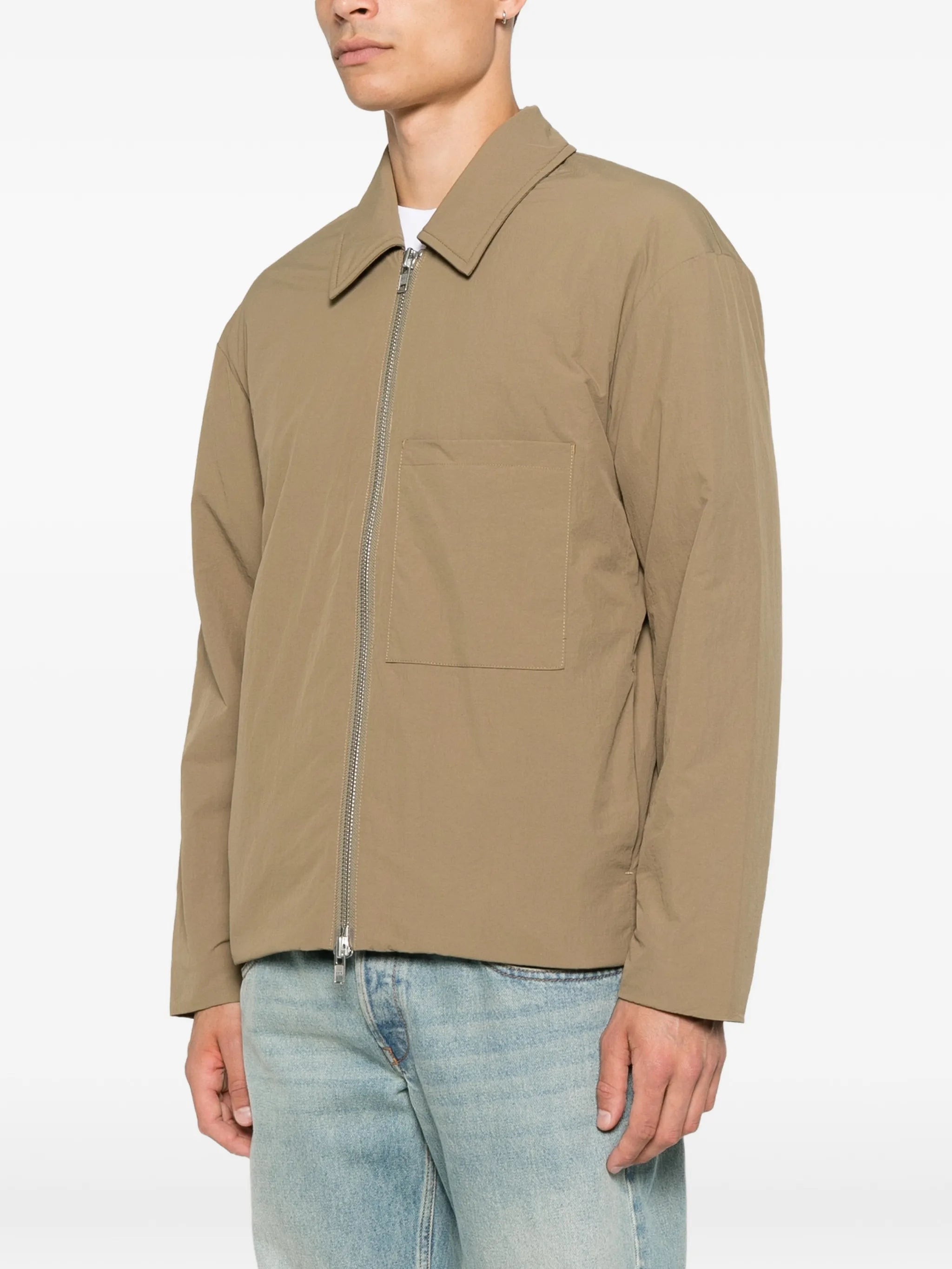 Saywer zip-fatsening jacket