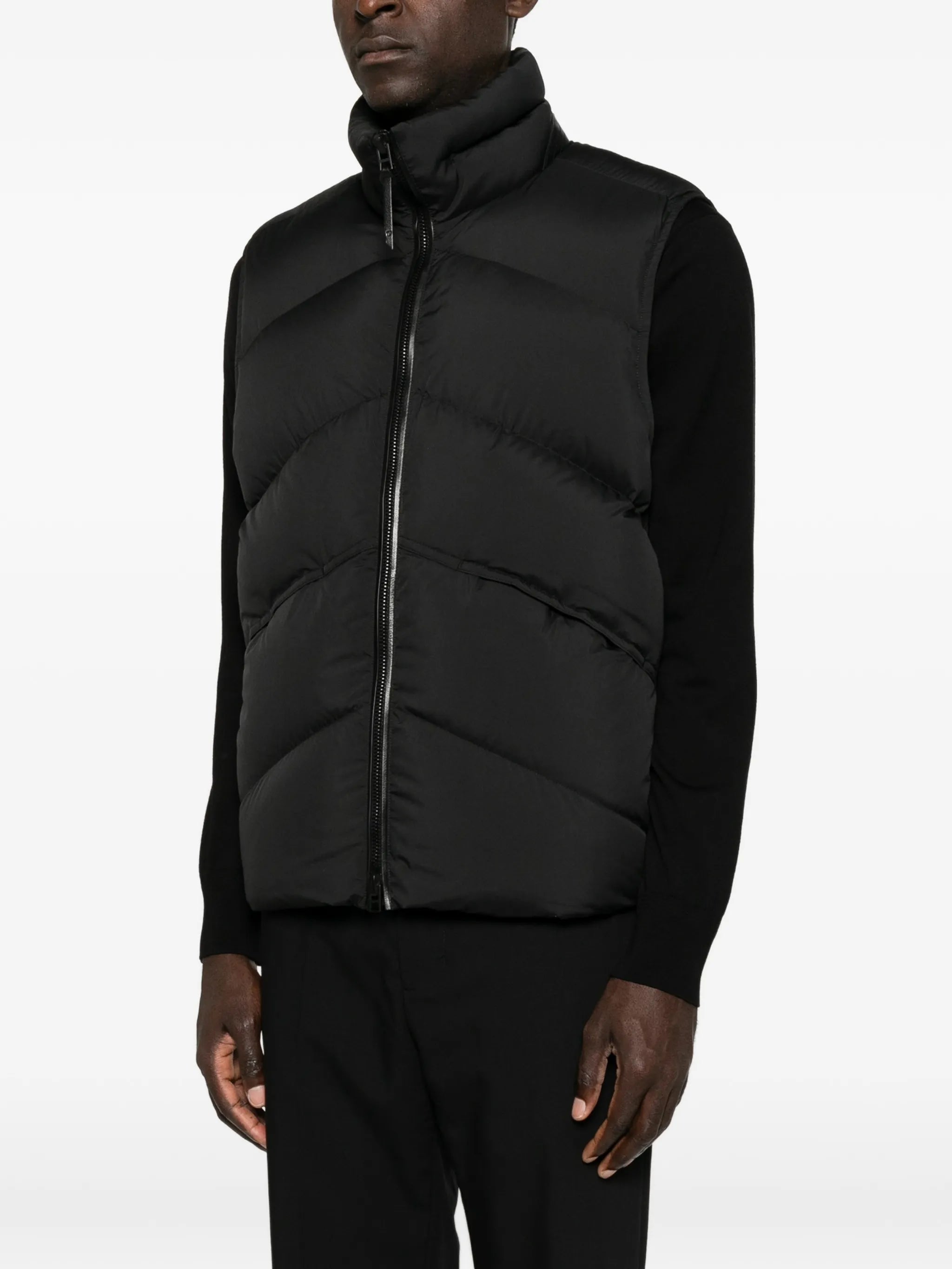 quilted padded gilet