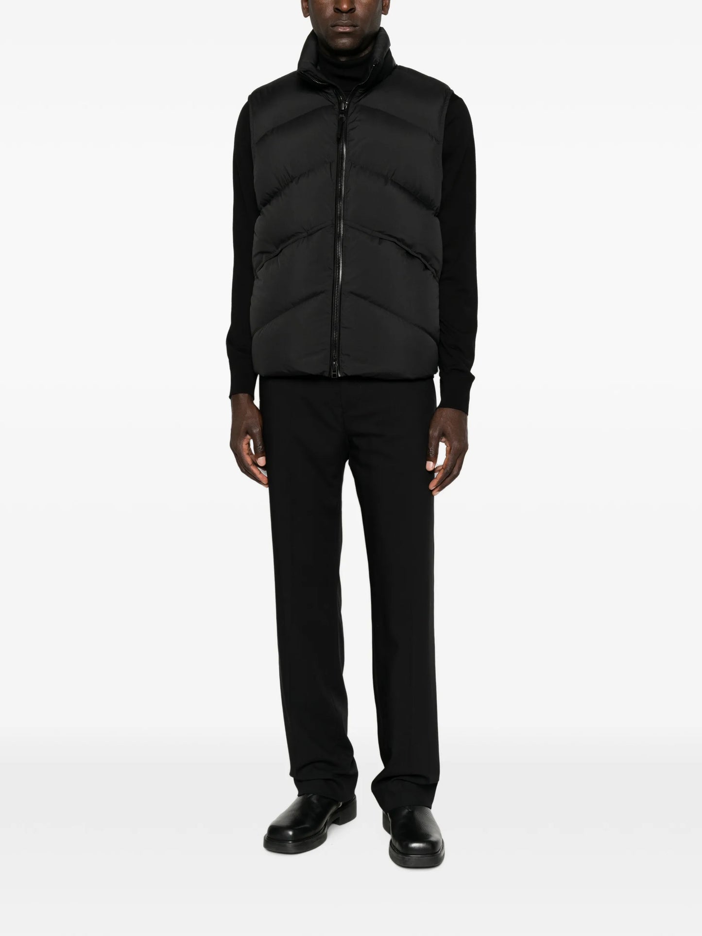 quilted padded gilet