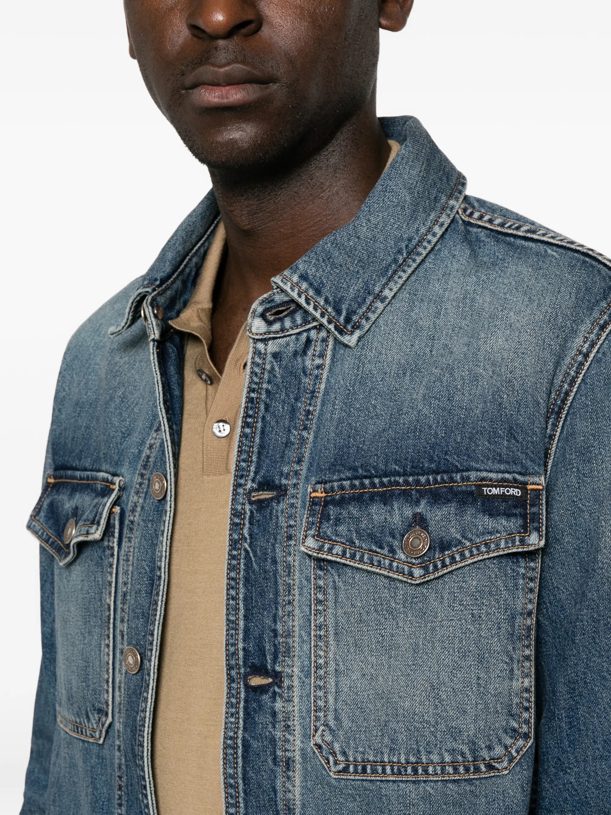 washed denim jacket