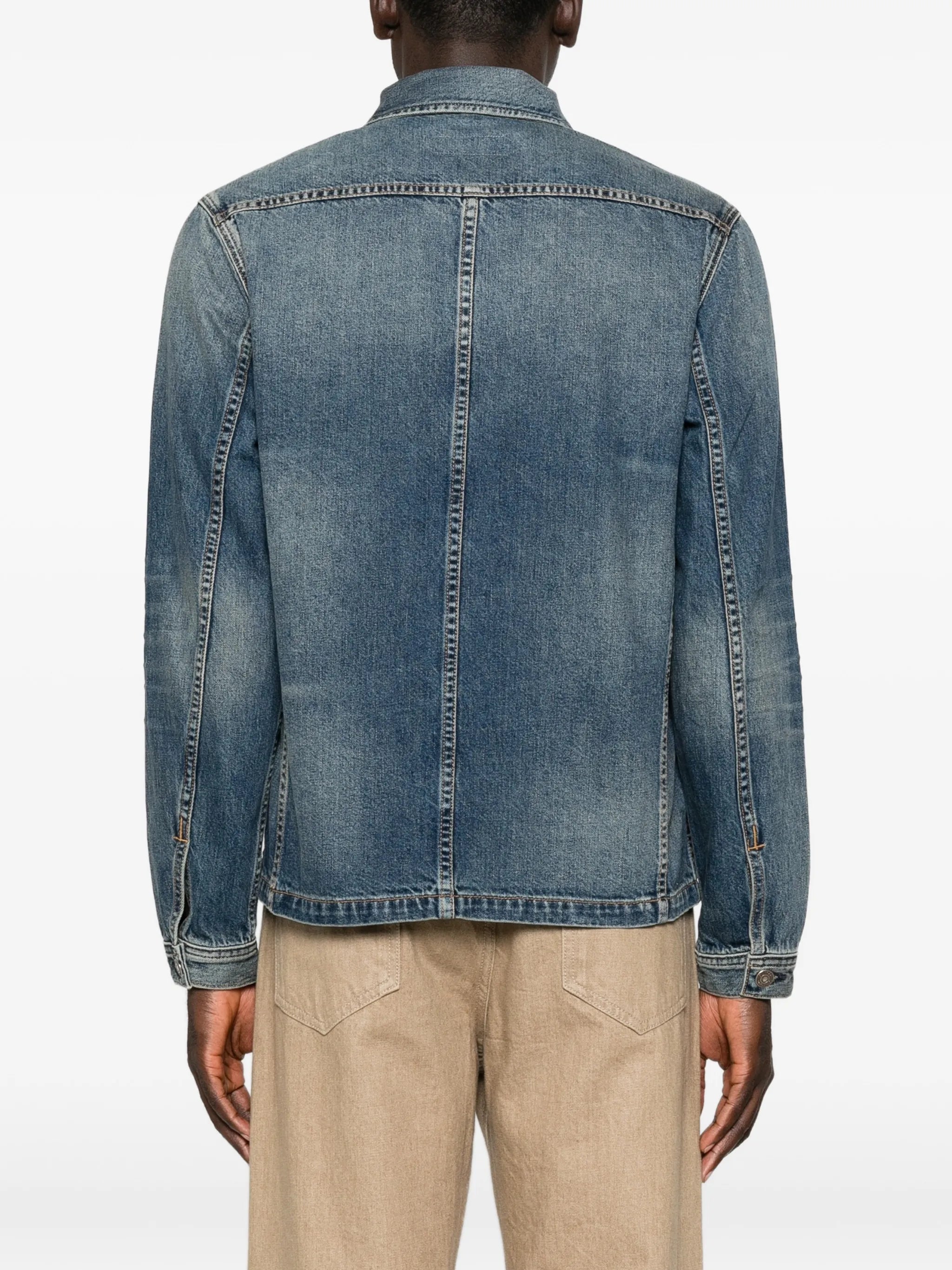 washed denim jacket