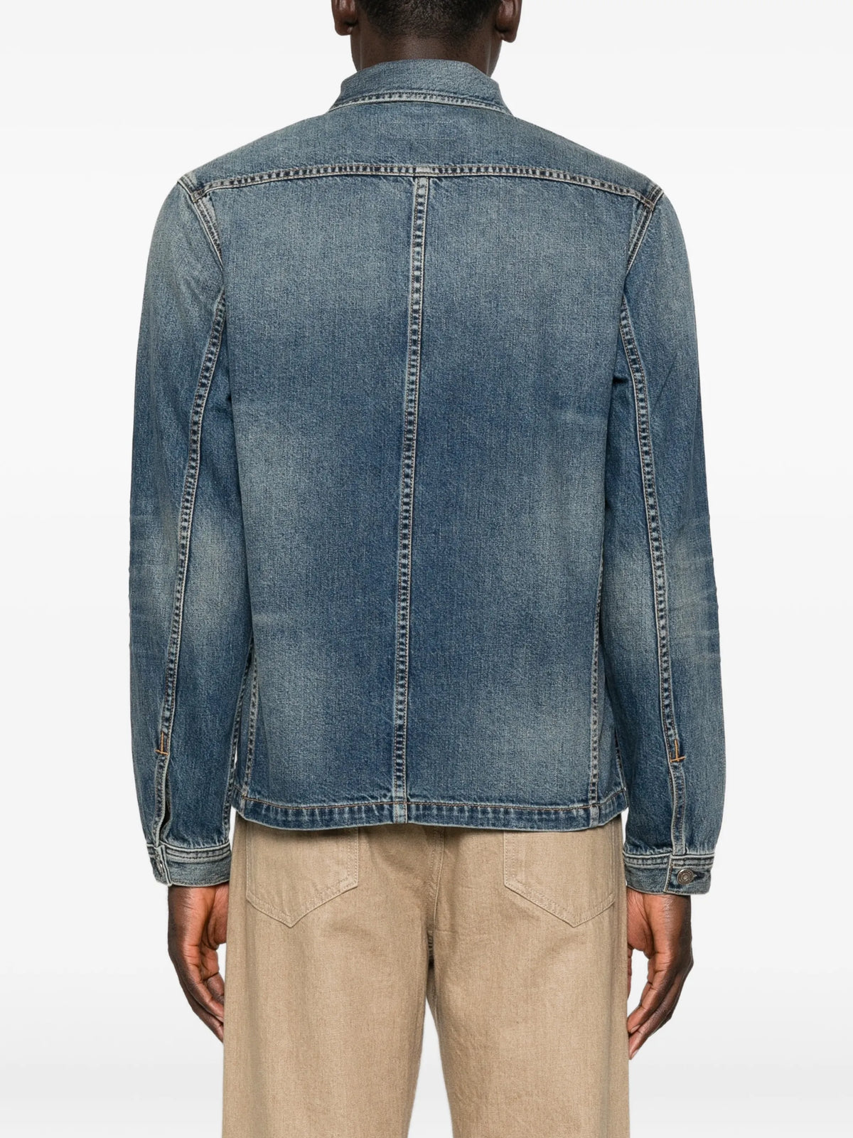 washed denim jacket