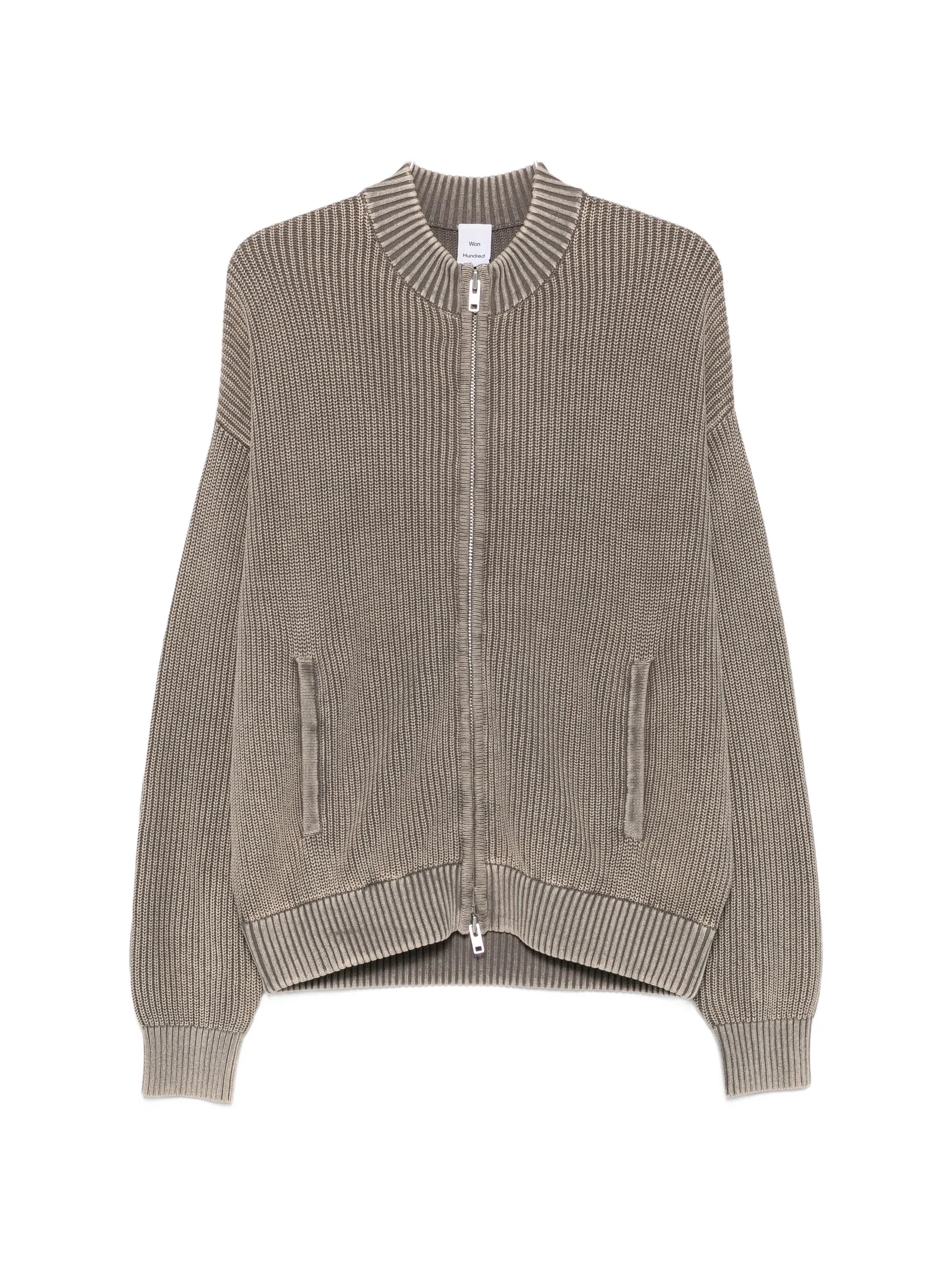 Bradley zip-up cardigan
