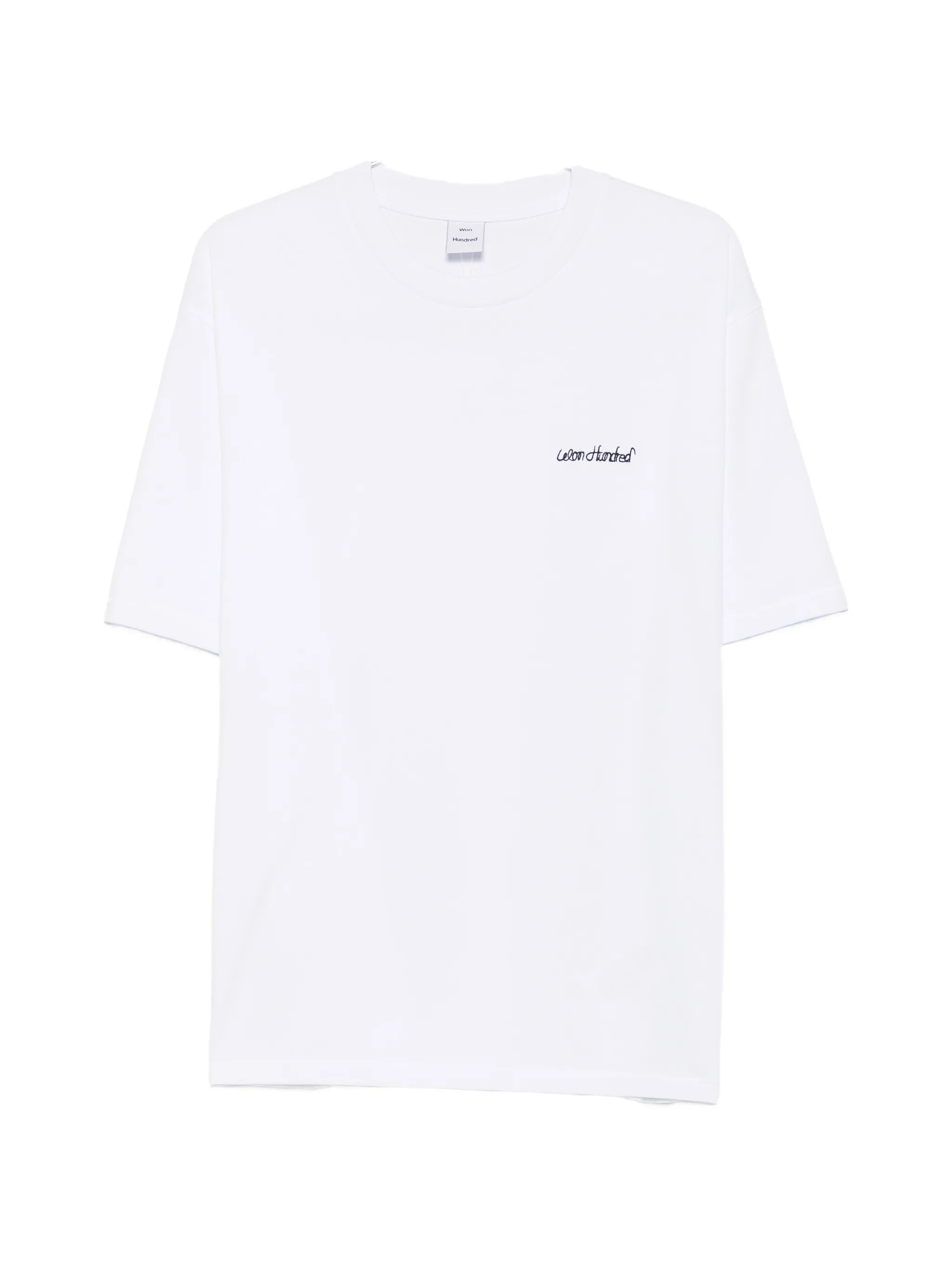 logo-embroidered T-shirt