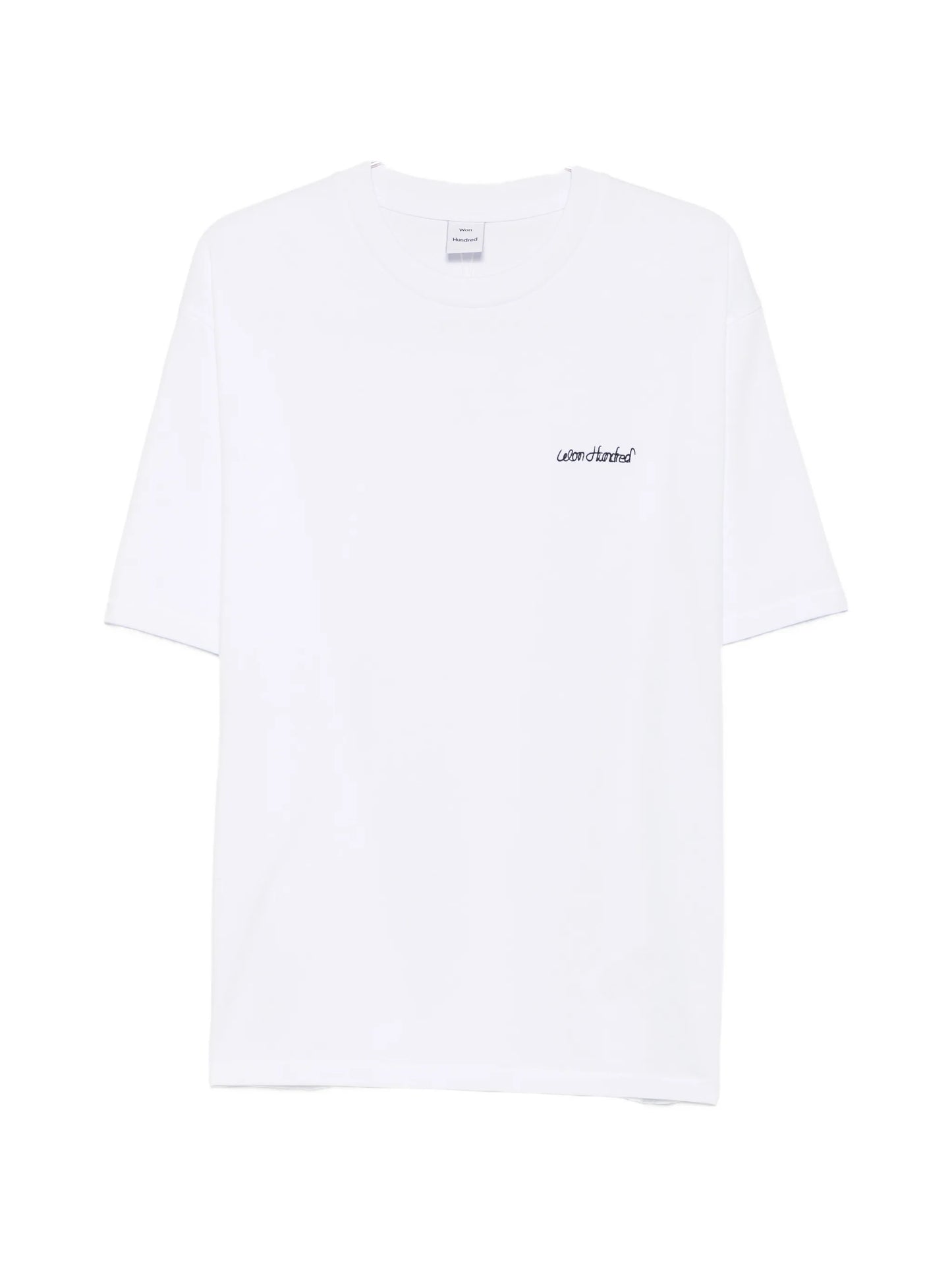 logo-embroidered T-shirt