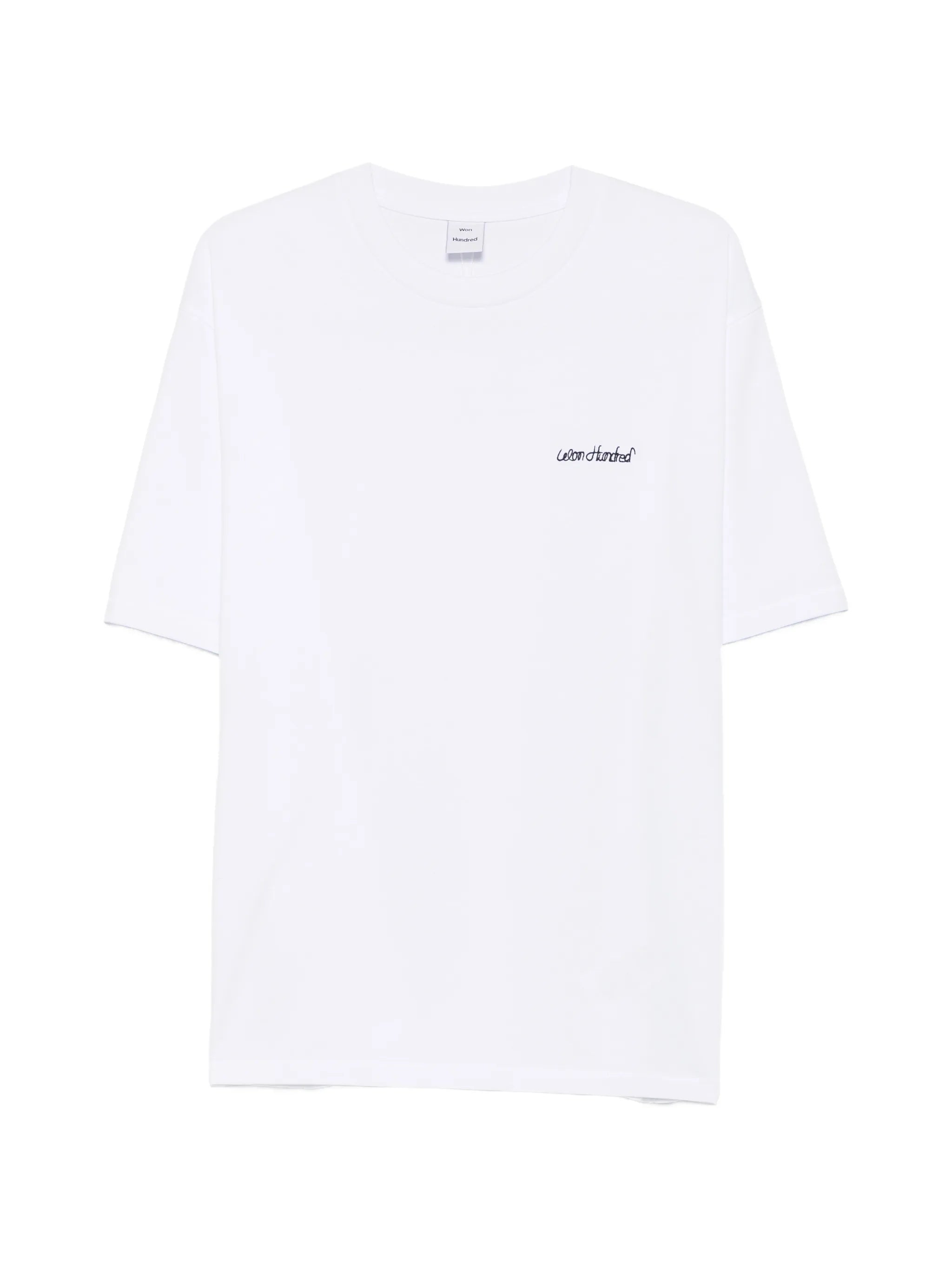 logo-embroidered T-shirt
