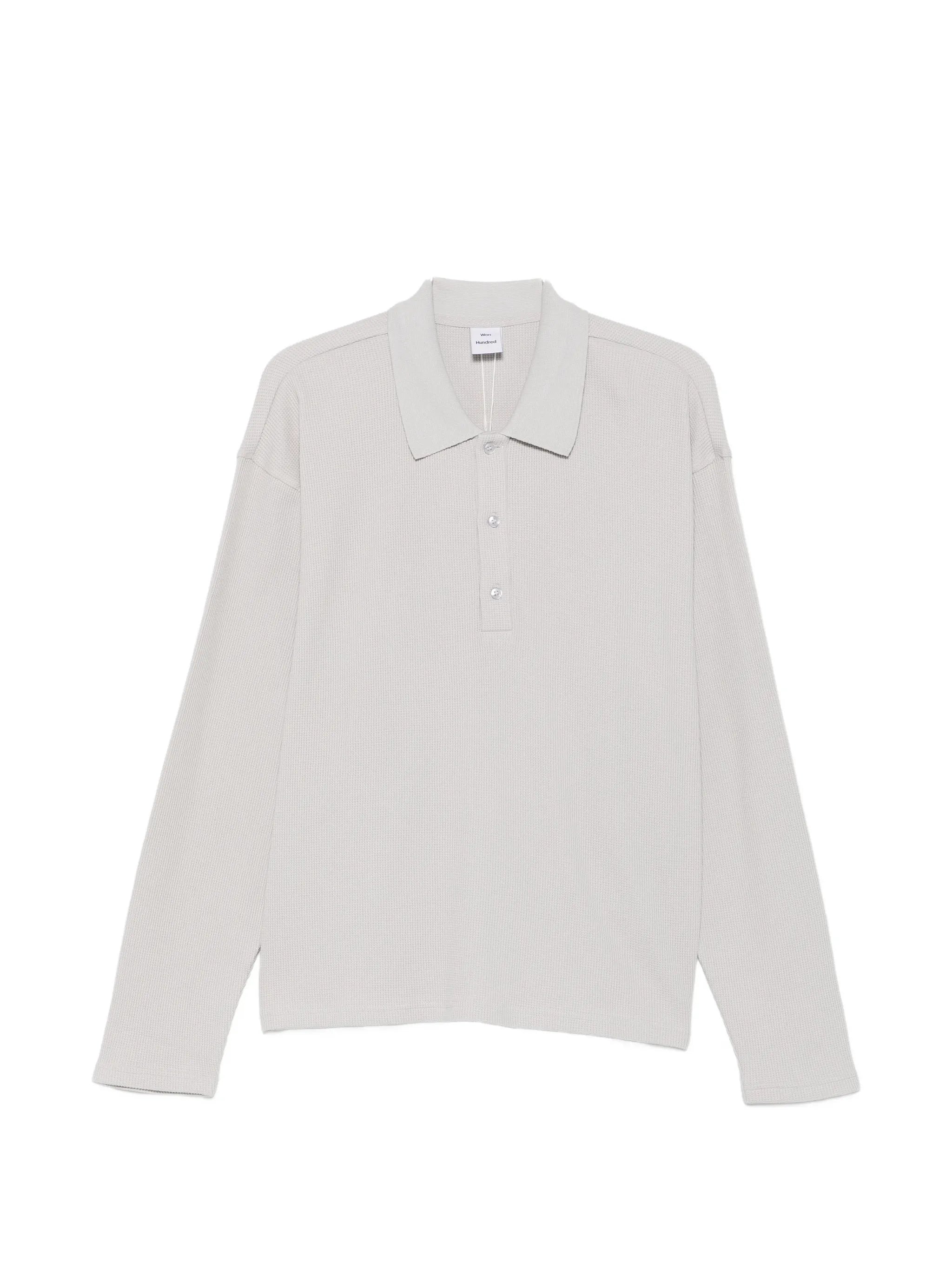 long-sleeve polo shirt