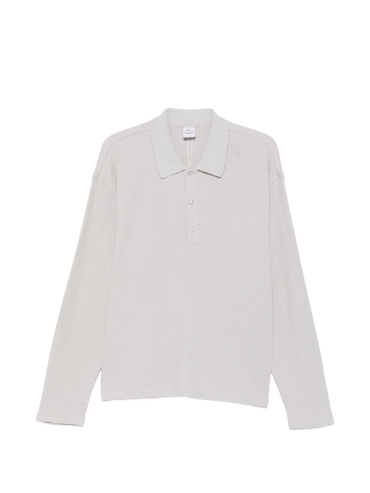 long-sleeve polo shirt