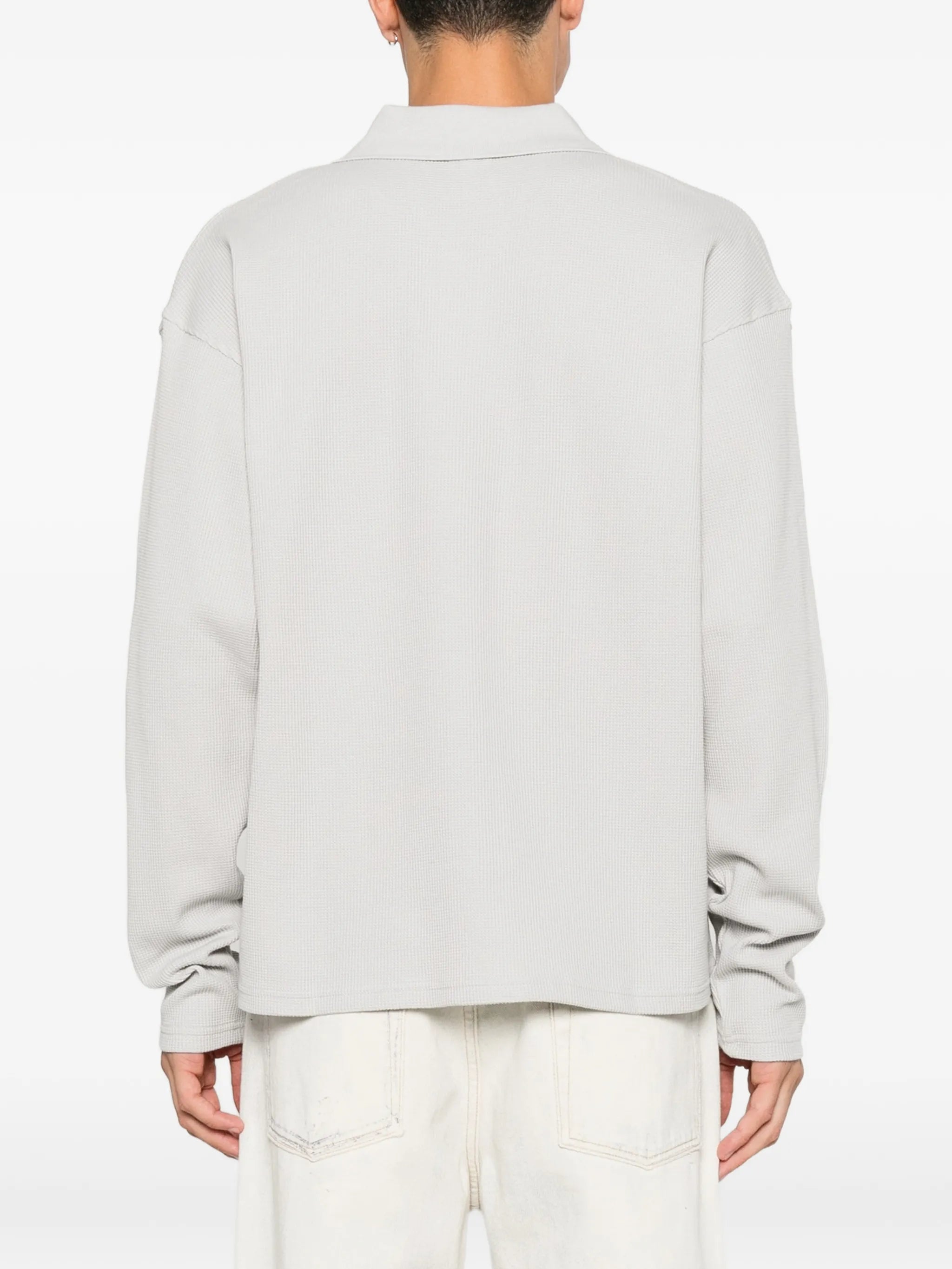 long-sleeve polo shirt