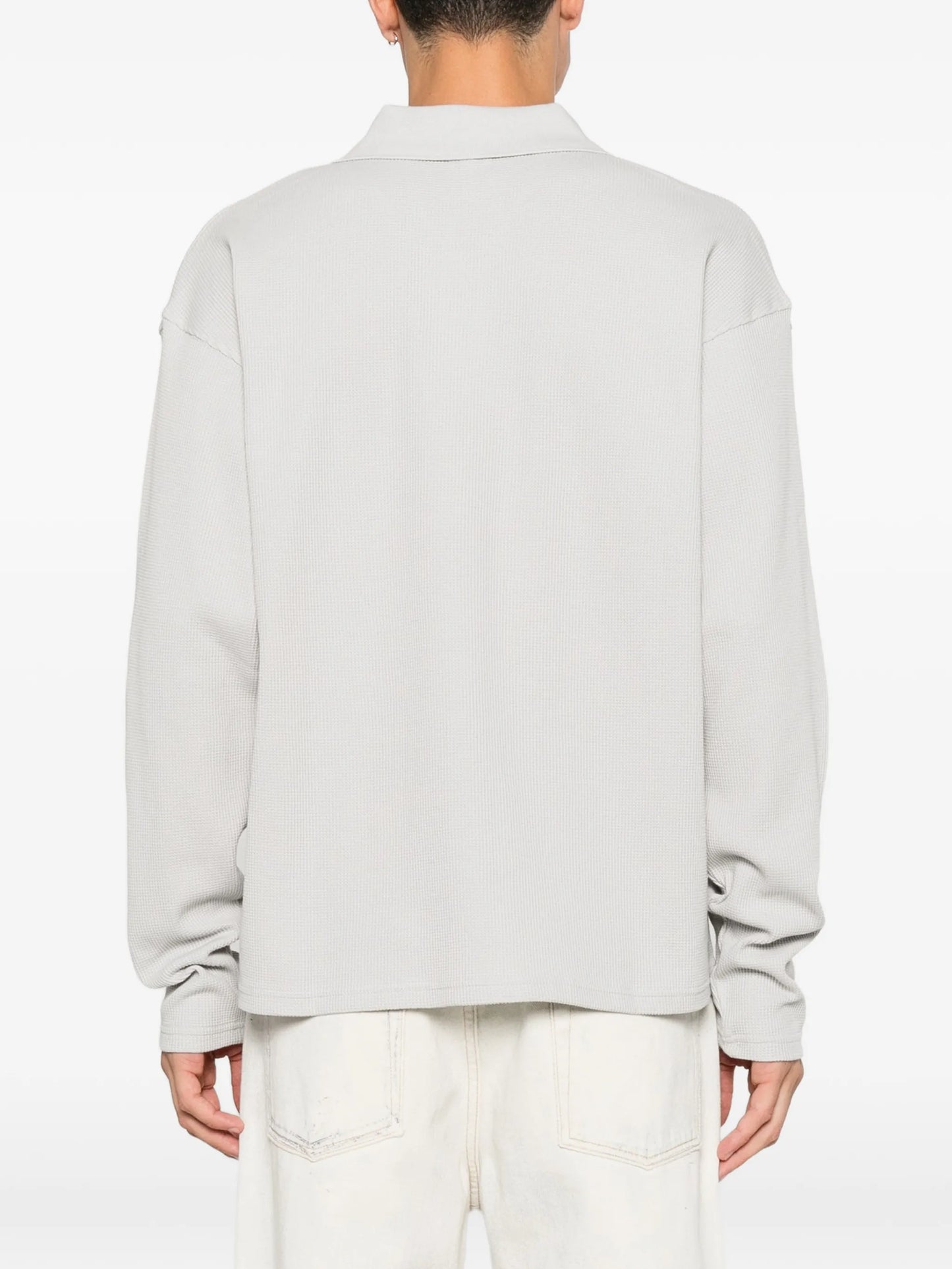 long-sleeve polo shirt