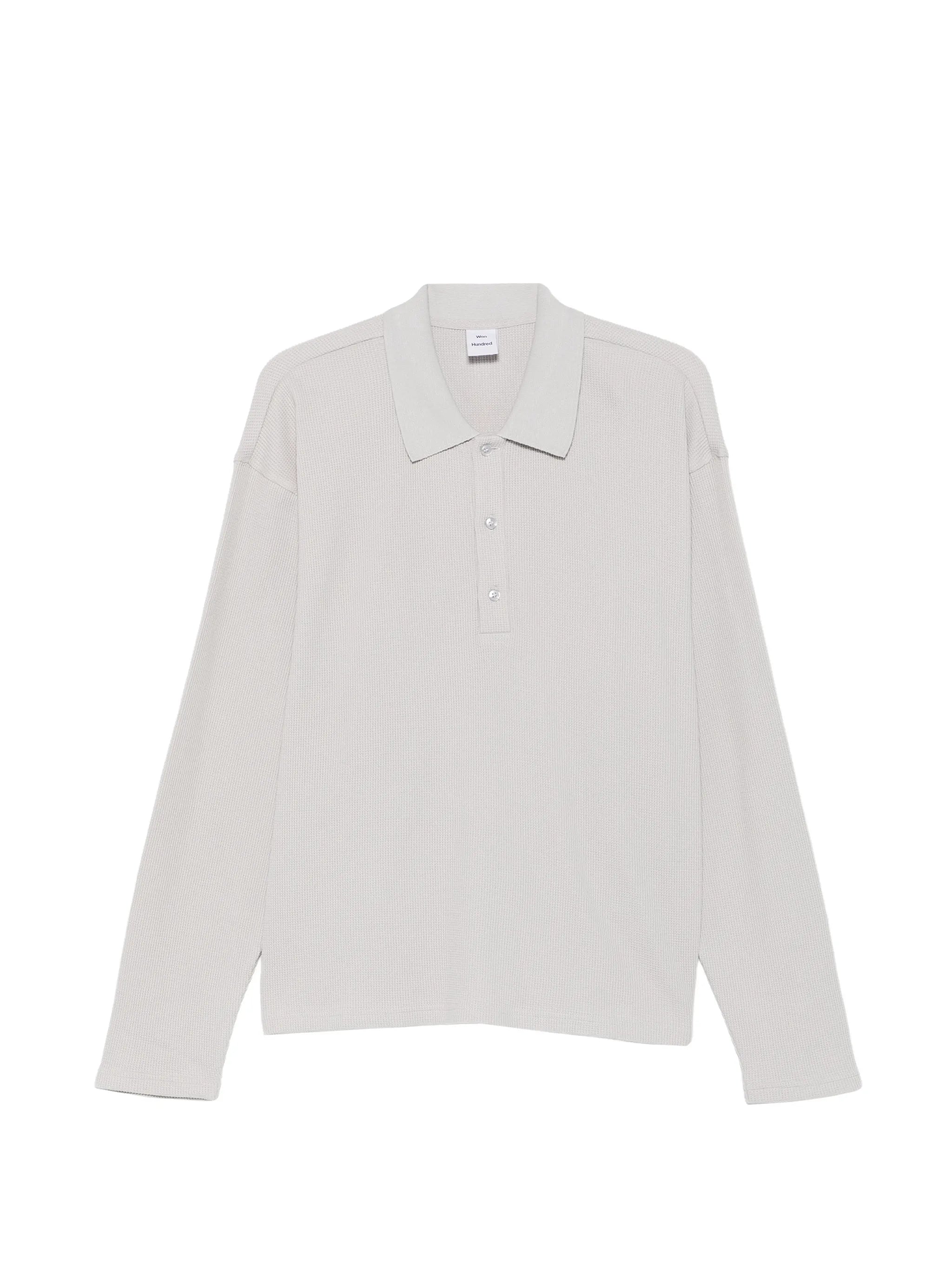 long-sleeve polo shirt