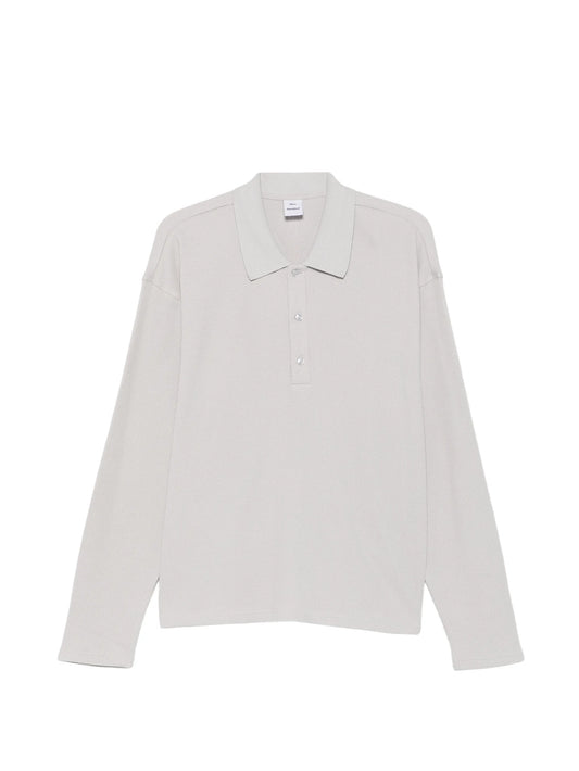 long-sleeve polo shirt