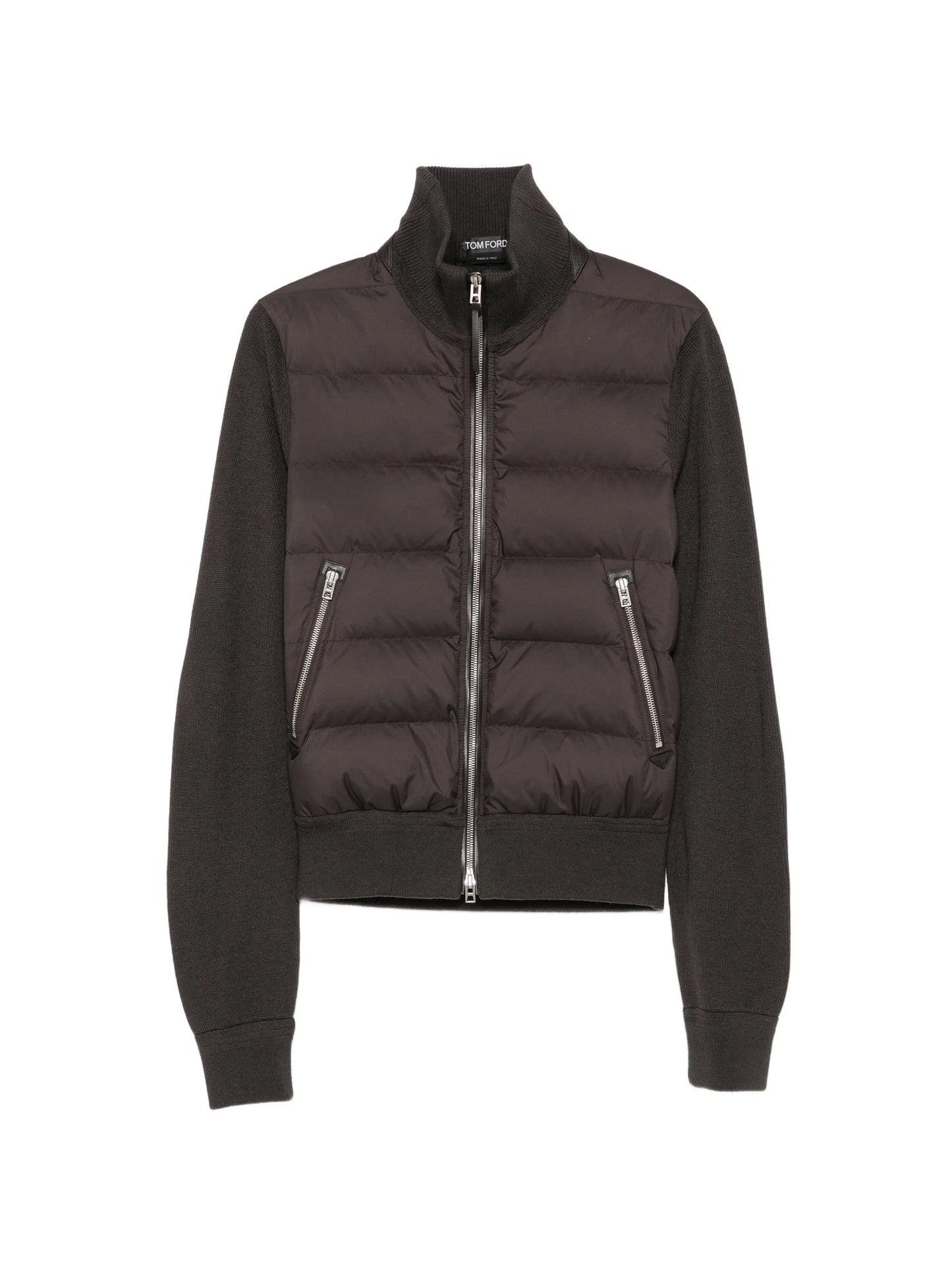 quilted-panel zip-up jacket