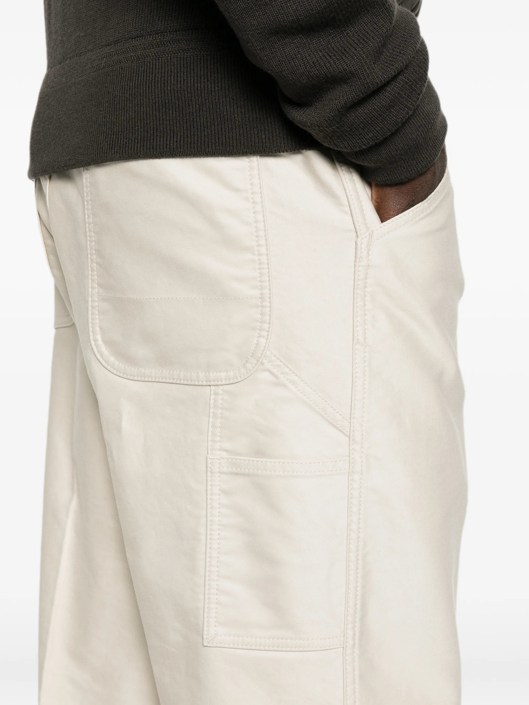 satin carpenter trousers