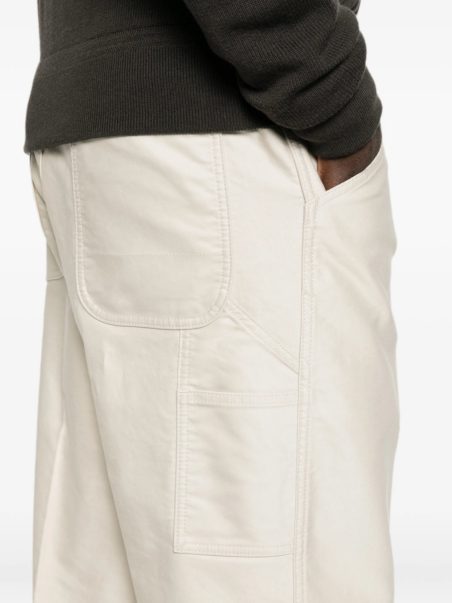 satin carpenter trousers