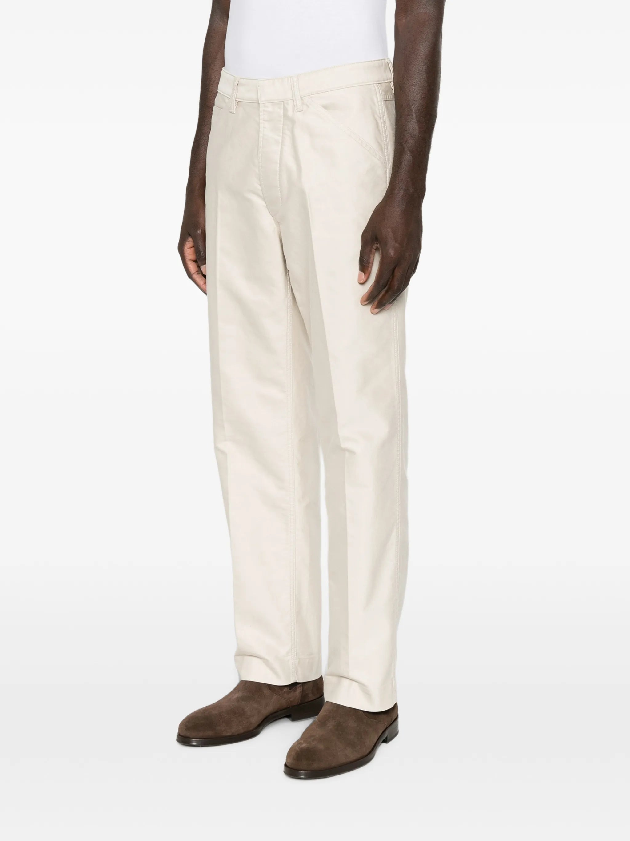 satin carpenter trousers