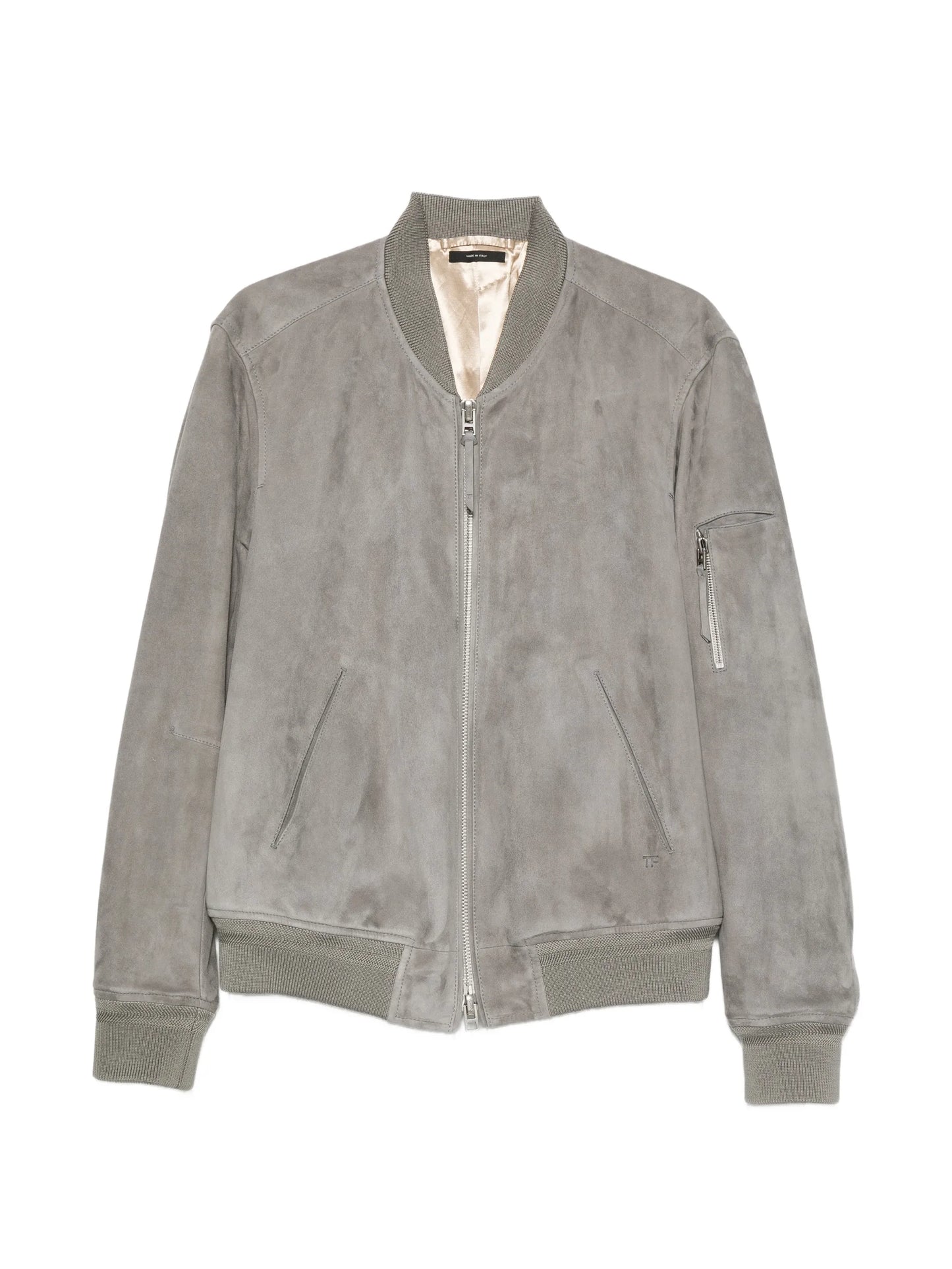 zip-pocket bomber jacket