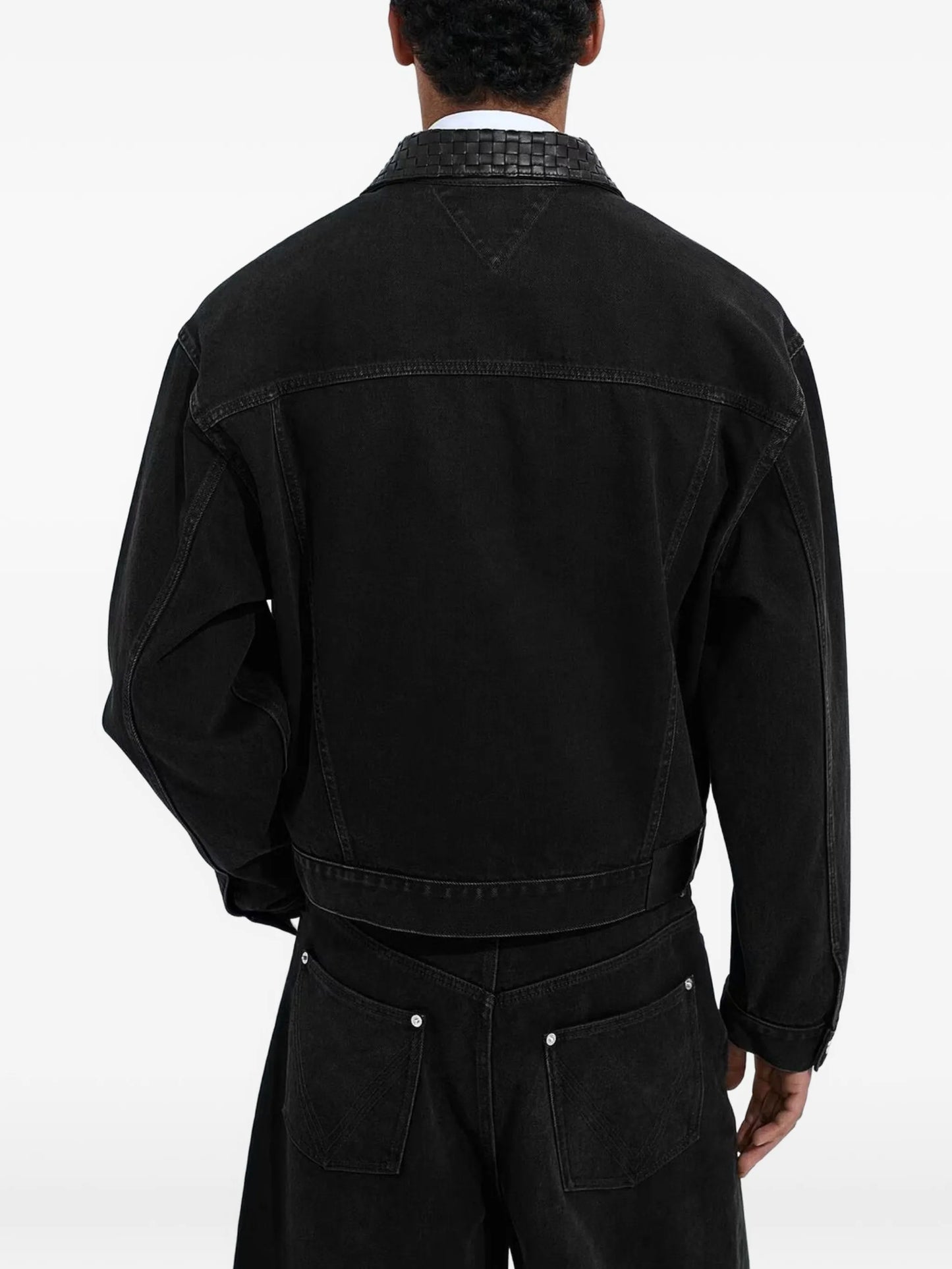 woven collar cotton jacket