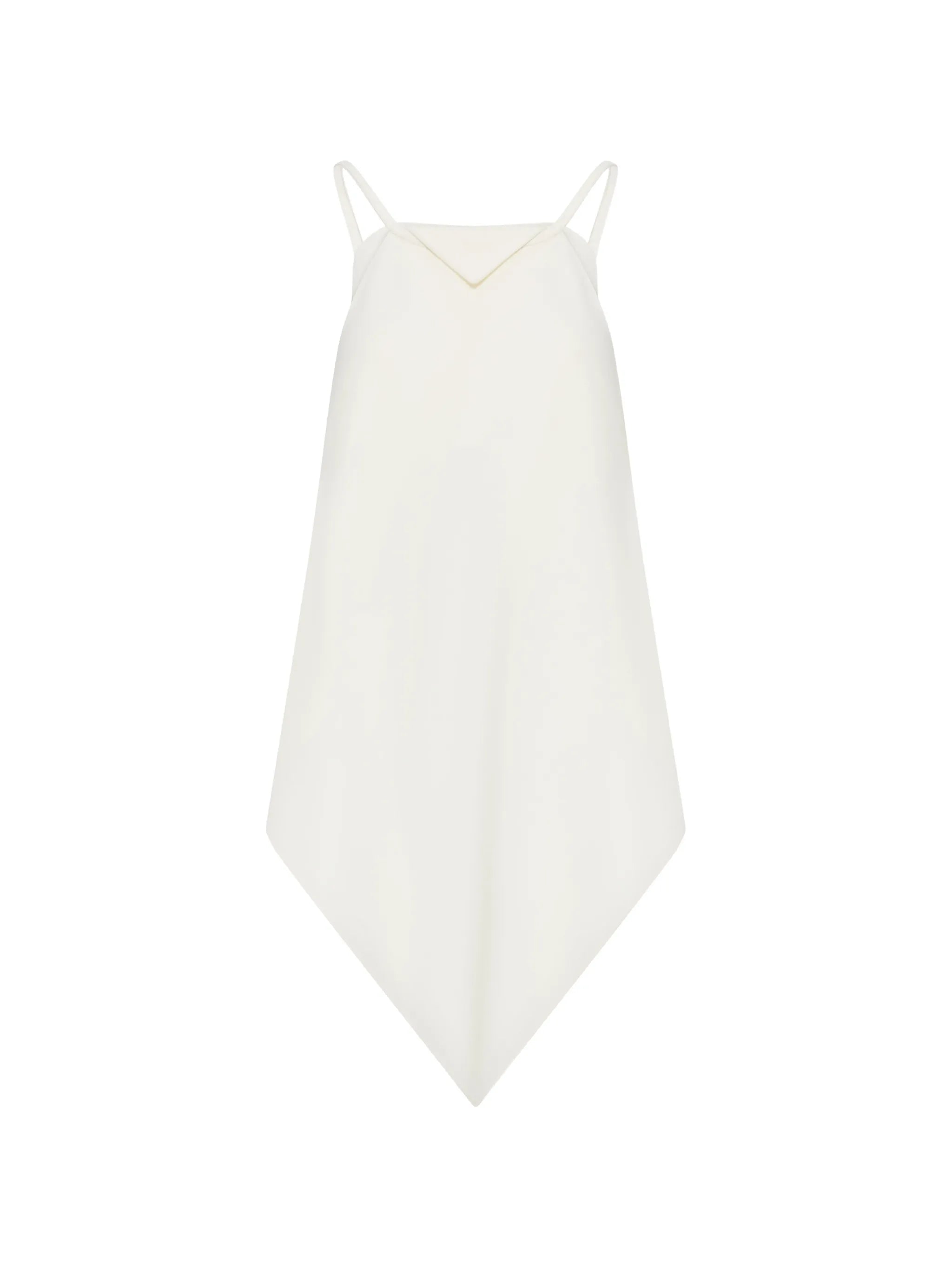 V-neck spaghetti-strap blouse